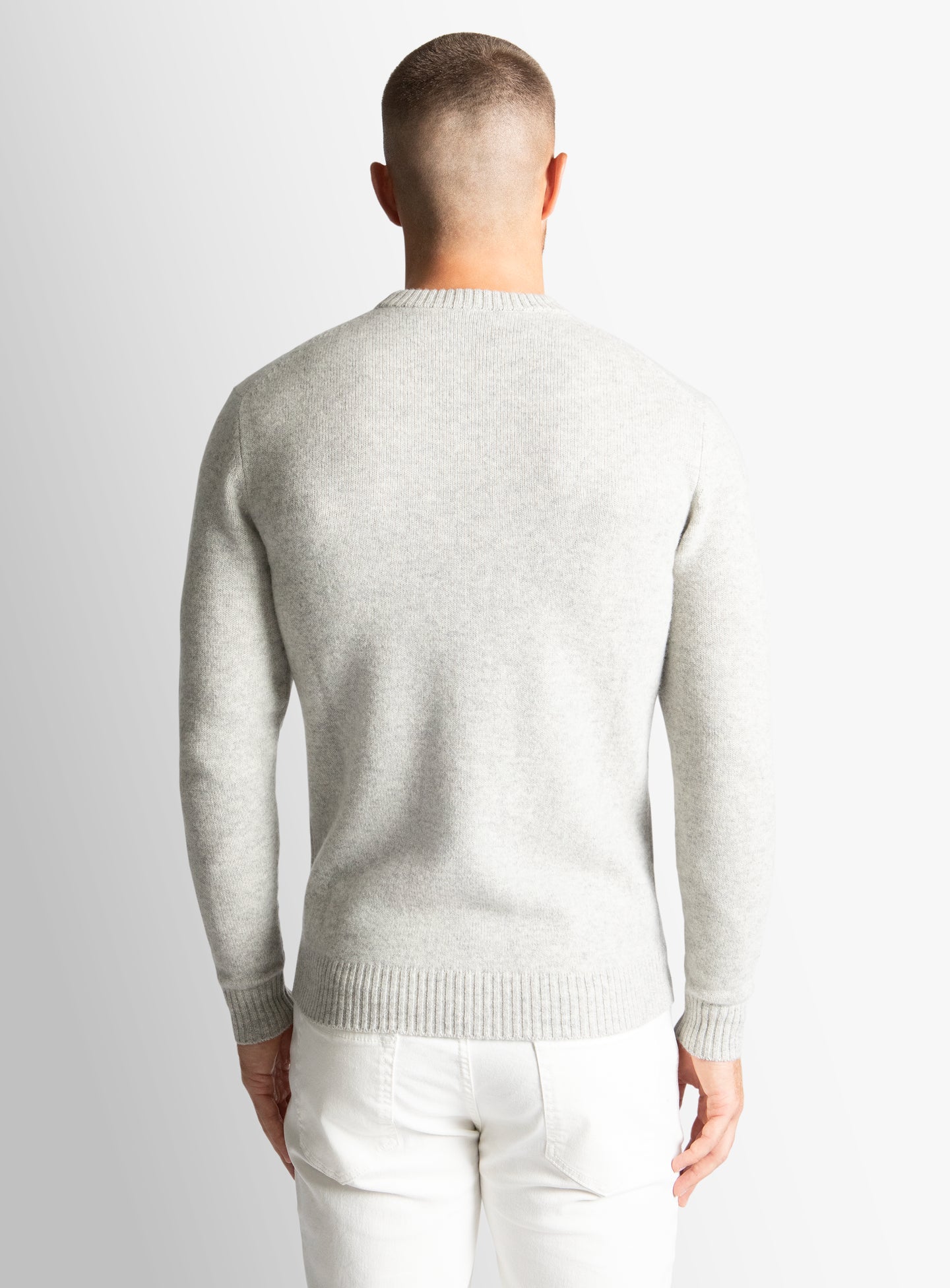 Ash Wool/Cashmere Crewneck Knit