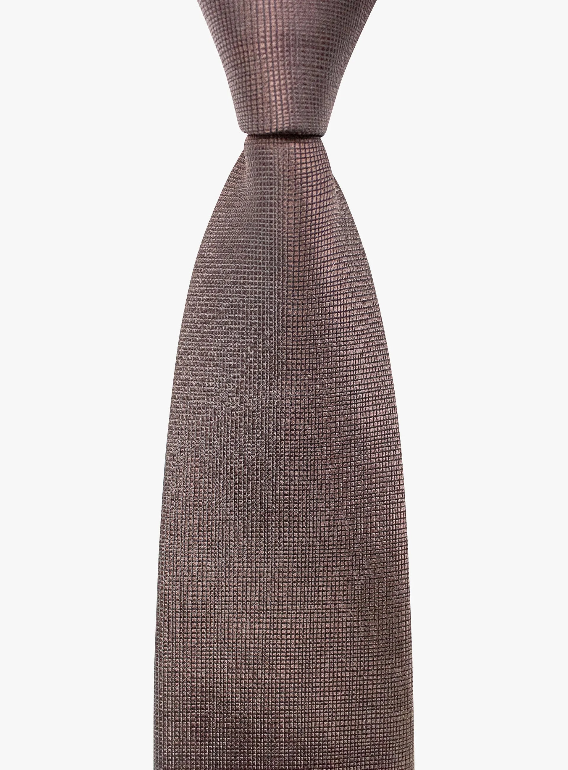 Textured Brown Tie