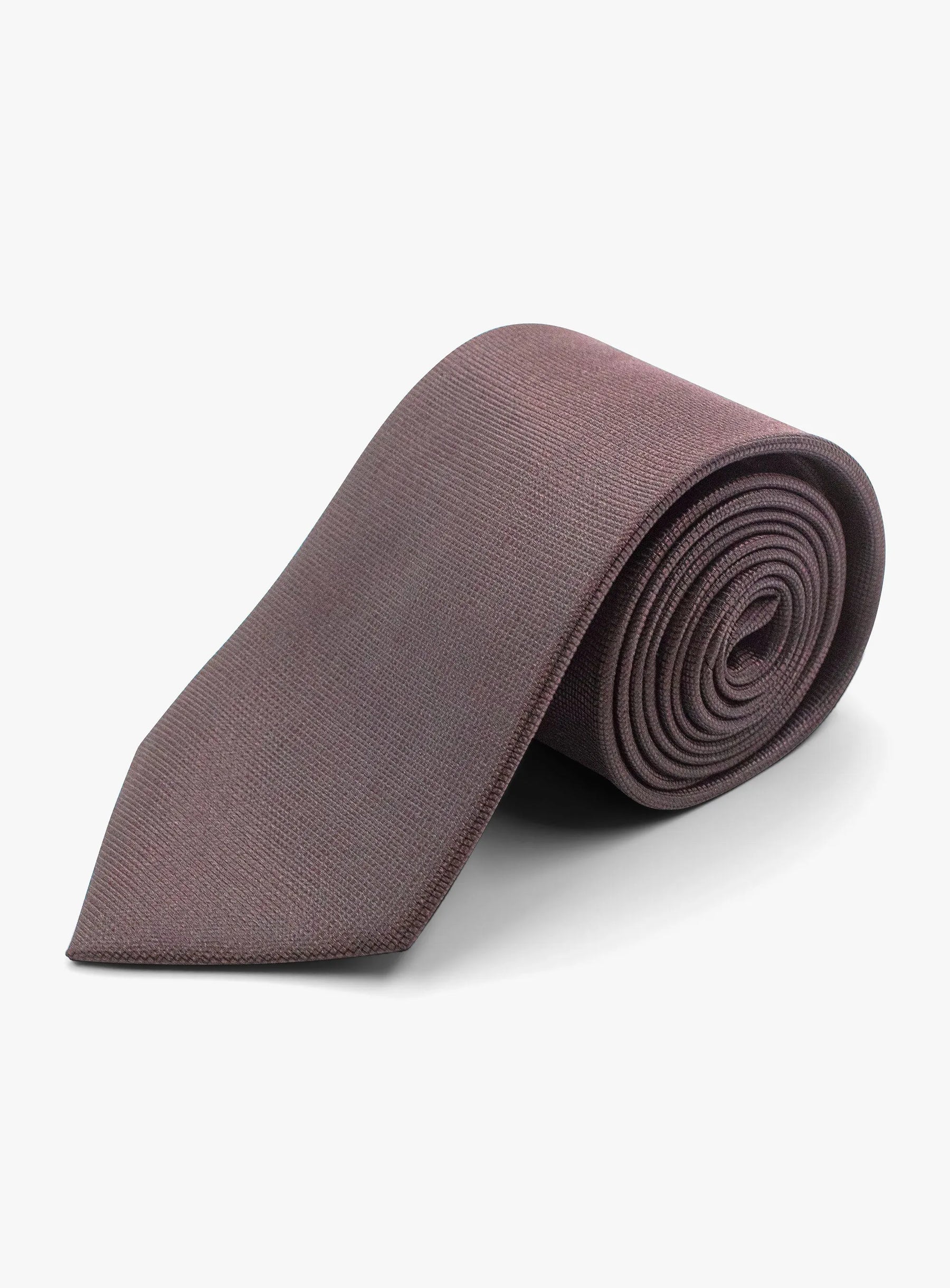 Textured Brown Tie