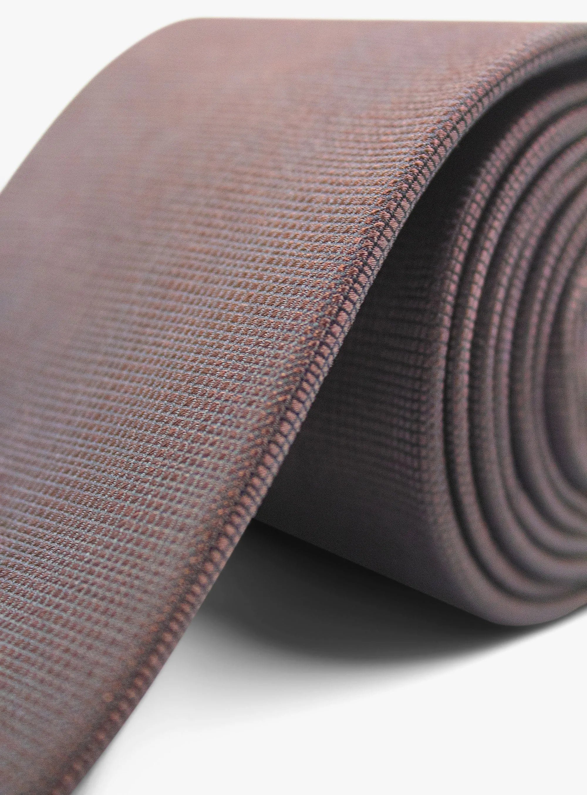 Textured Brown Tie