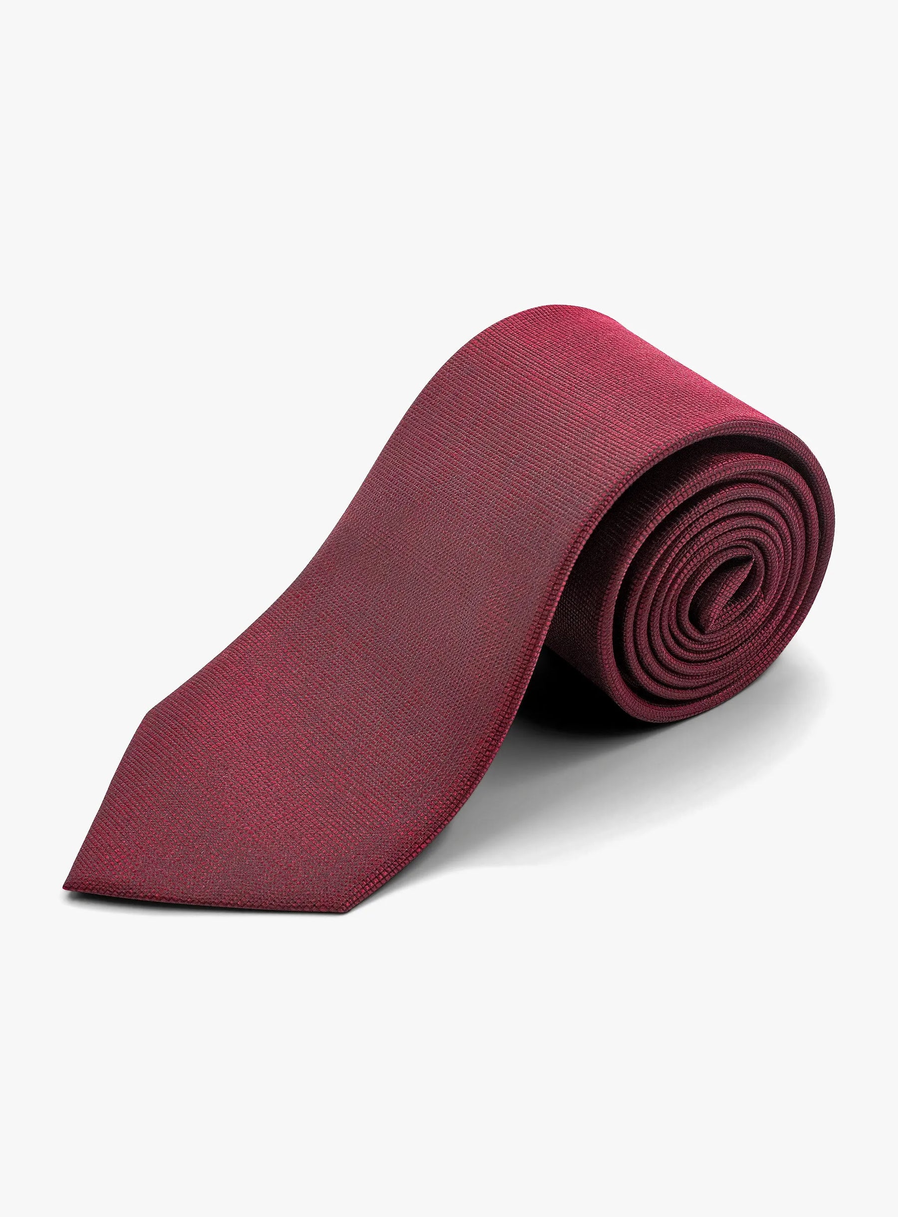 Textured Burgundy Tie