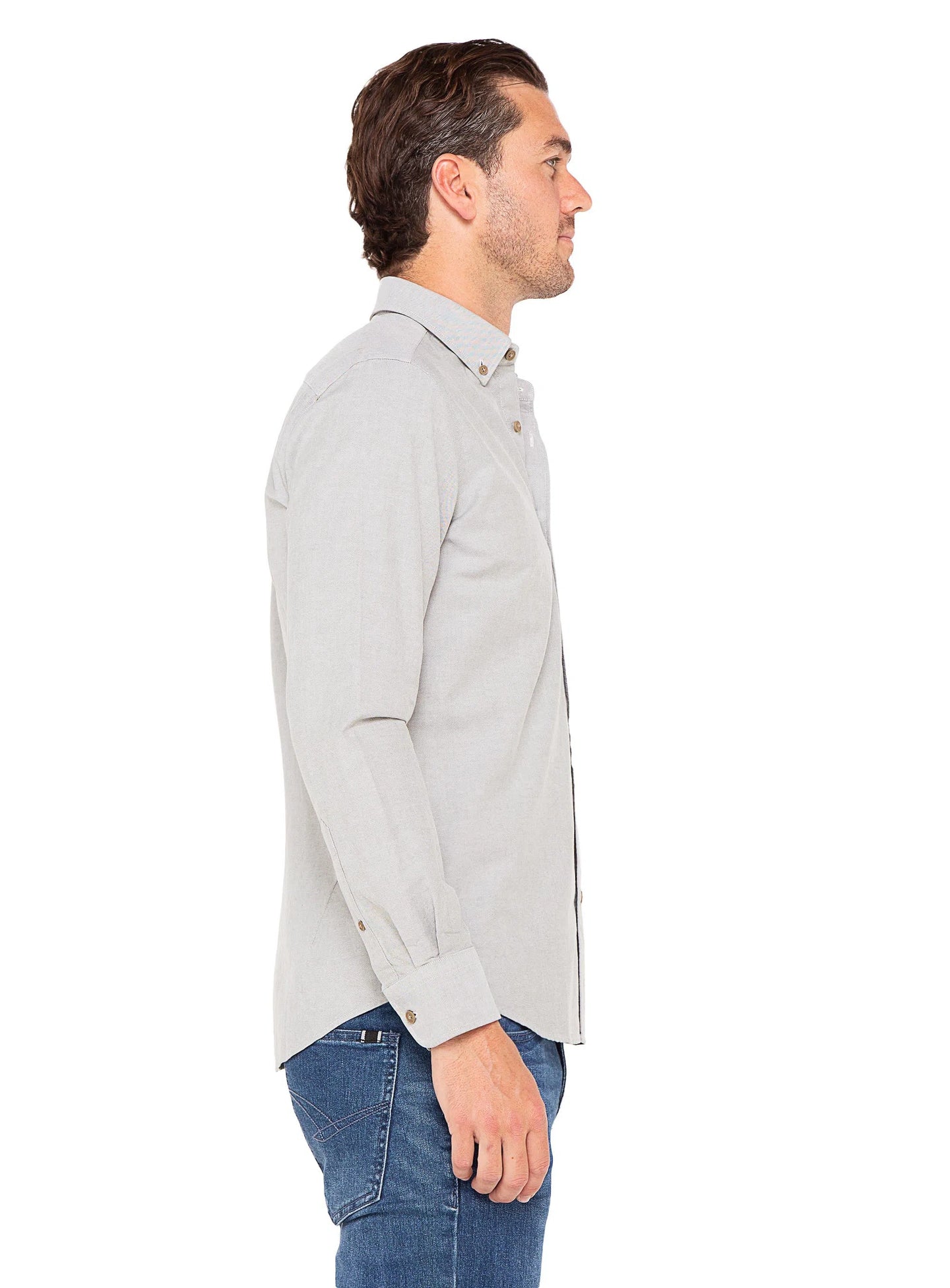 Merano Green washed Oxford Shirt
