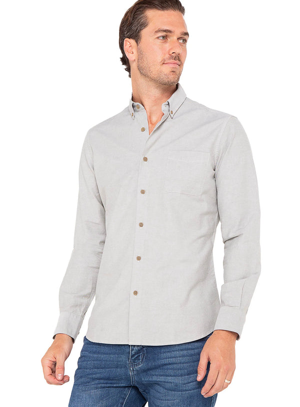 Merano Green washed Oxford Shirt