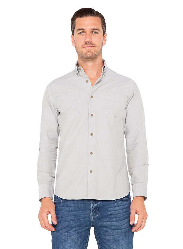 Merano Green washed Oxford Shirt