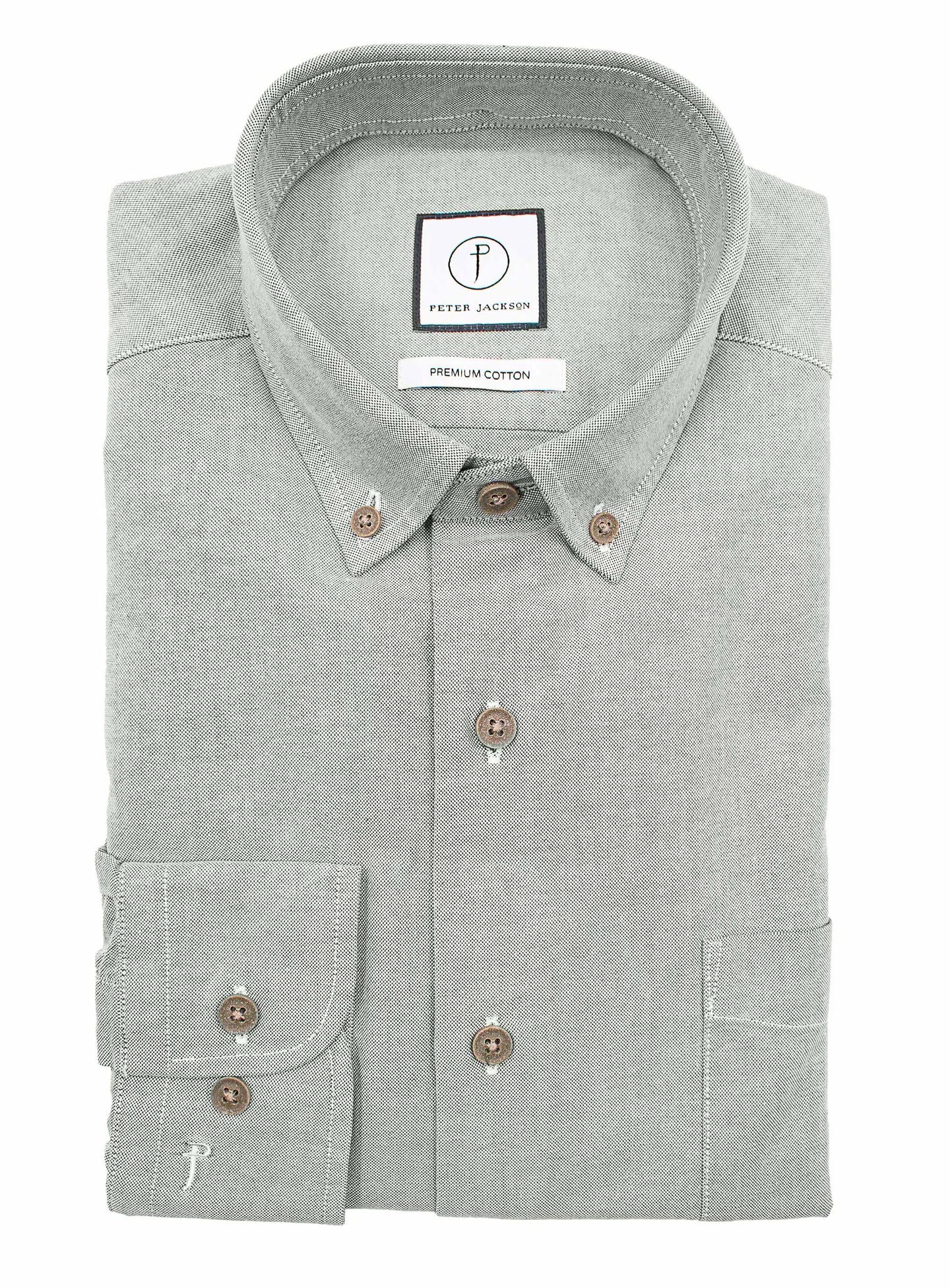 Merano Green washed Oxford Shirt