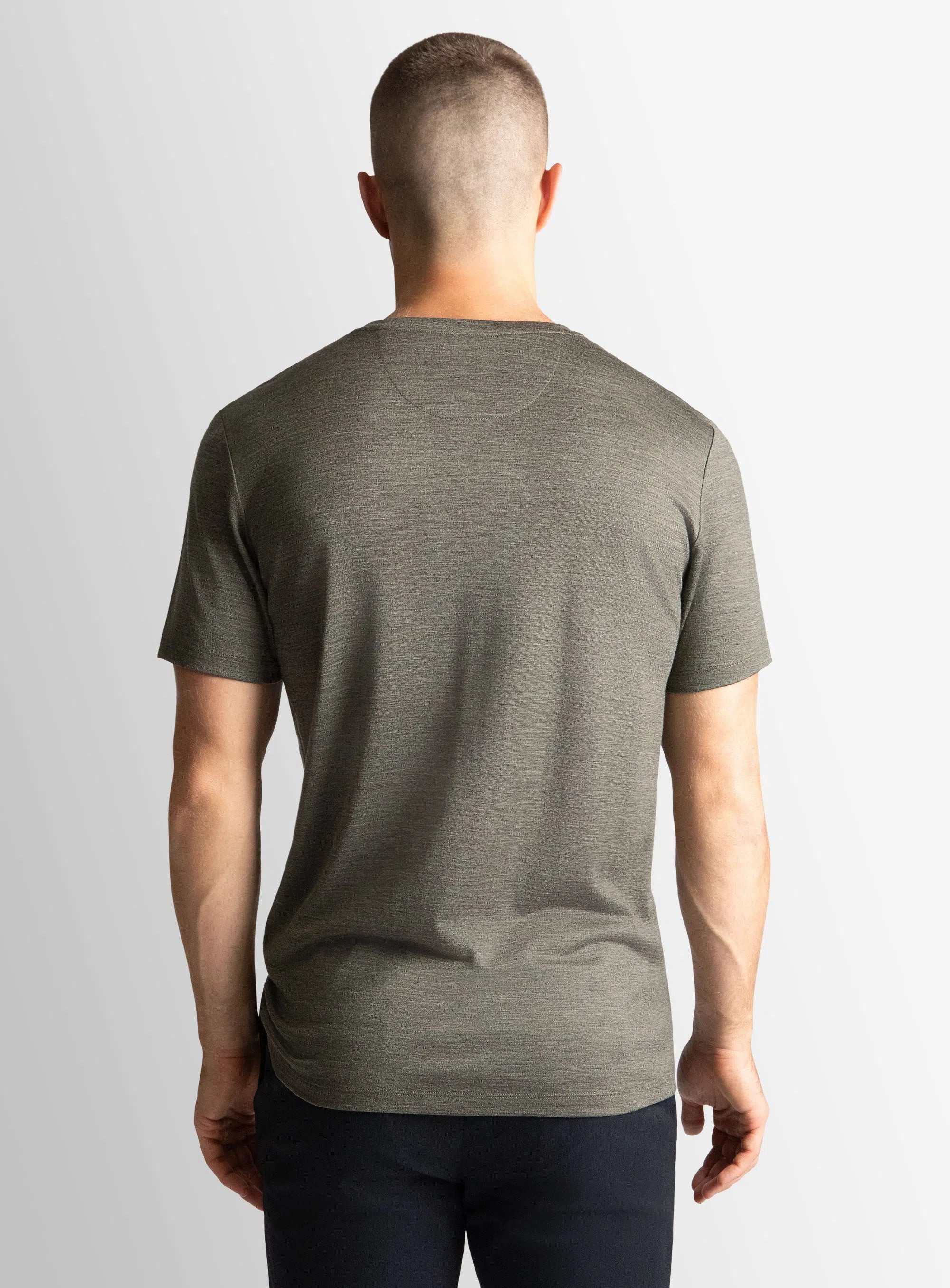 Merino Wool Sage Tee