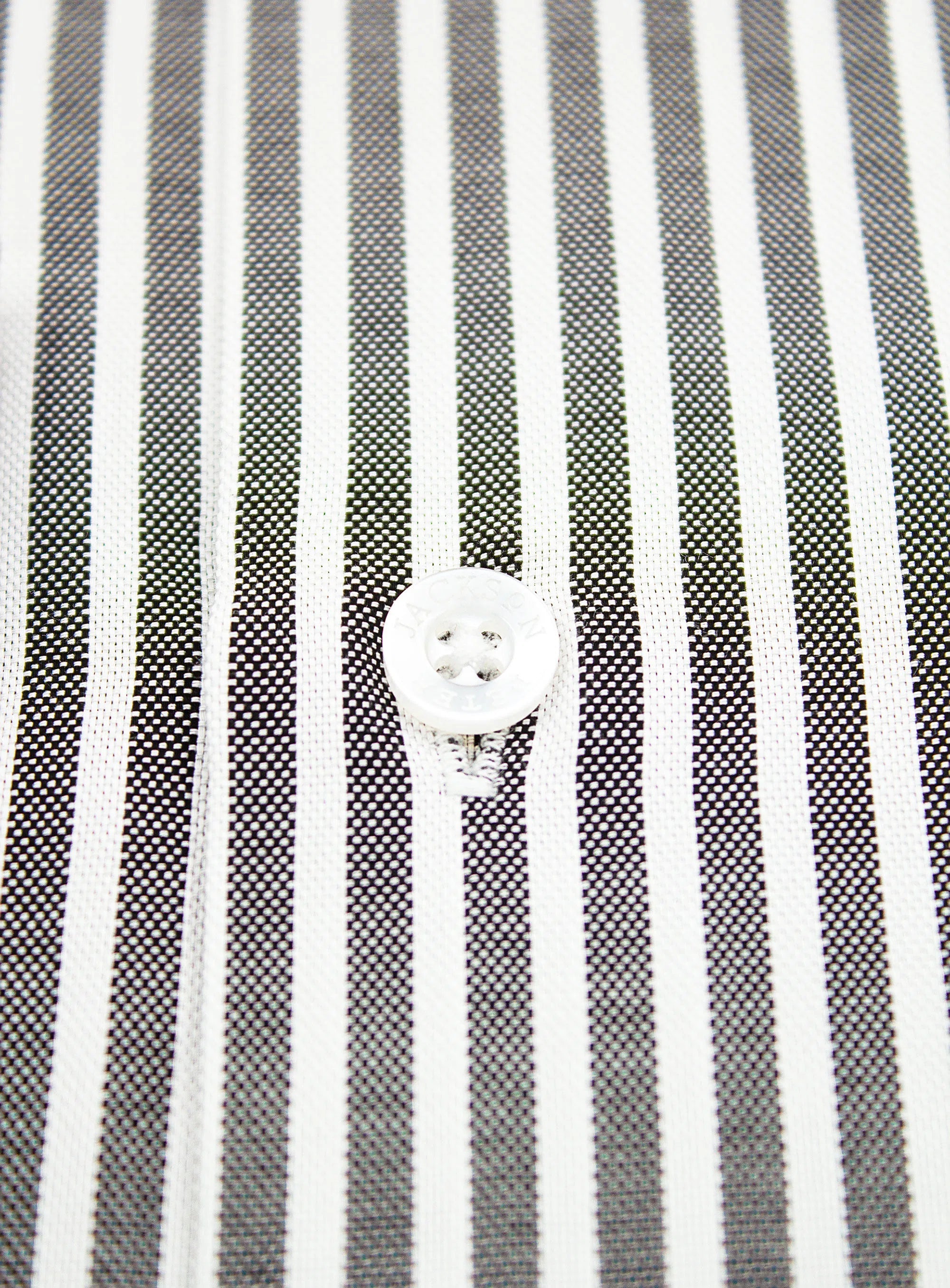 Milan Black & White Oxford Stripe Shirt