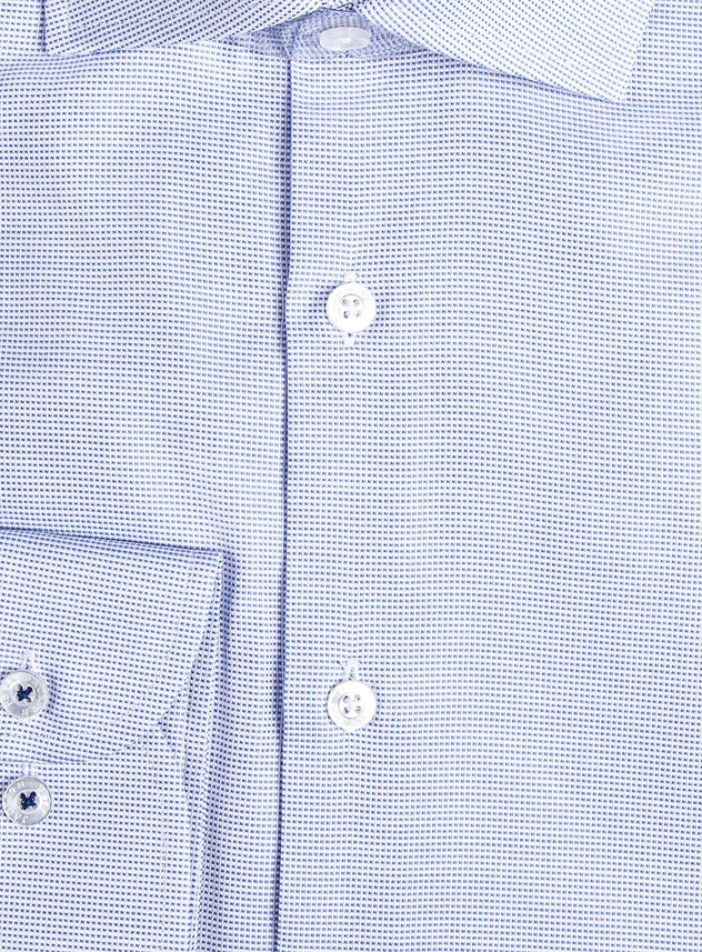 Milan Blue Micro Shirt