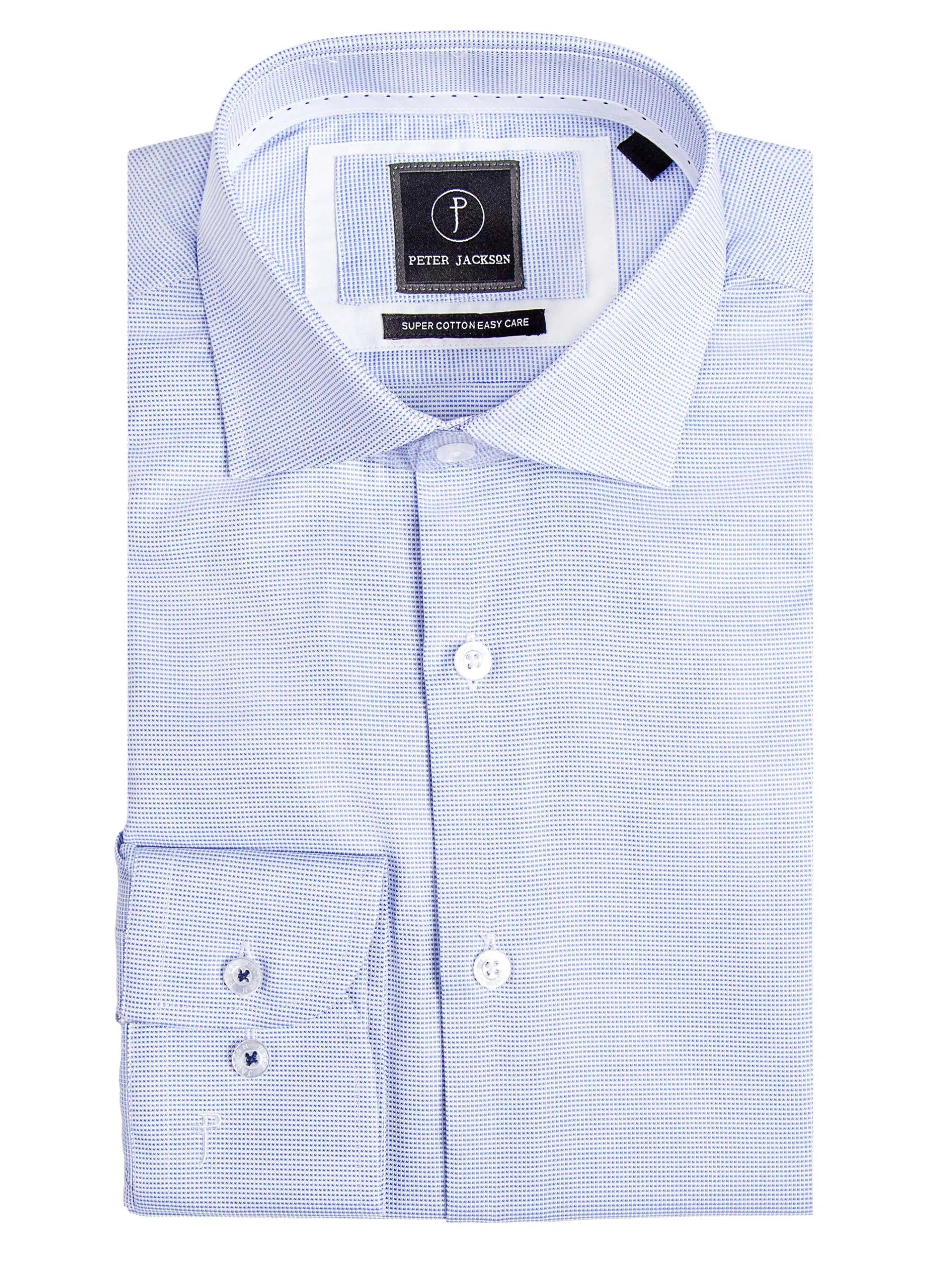 Milan Blue Micro Shirt