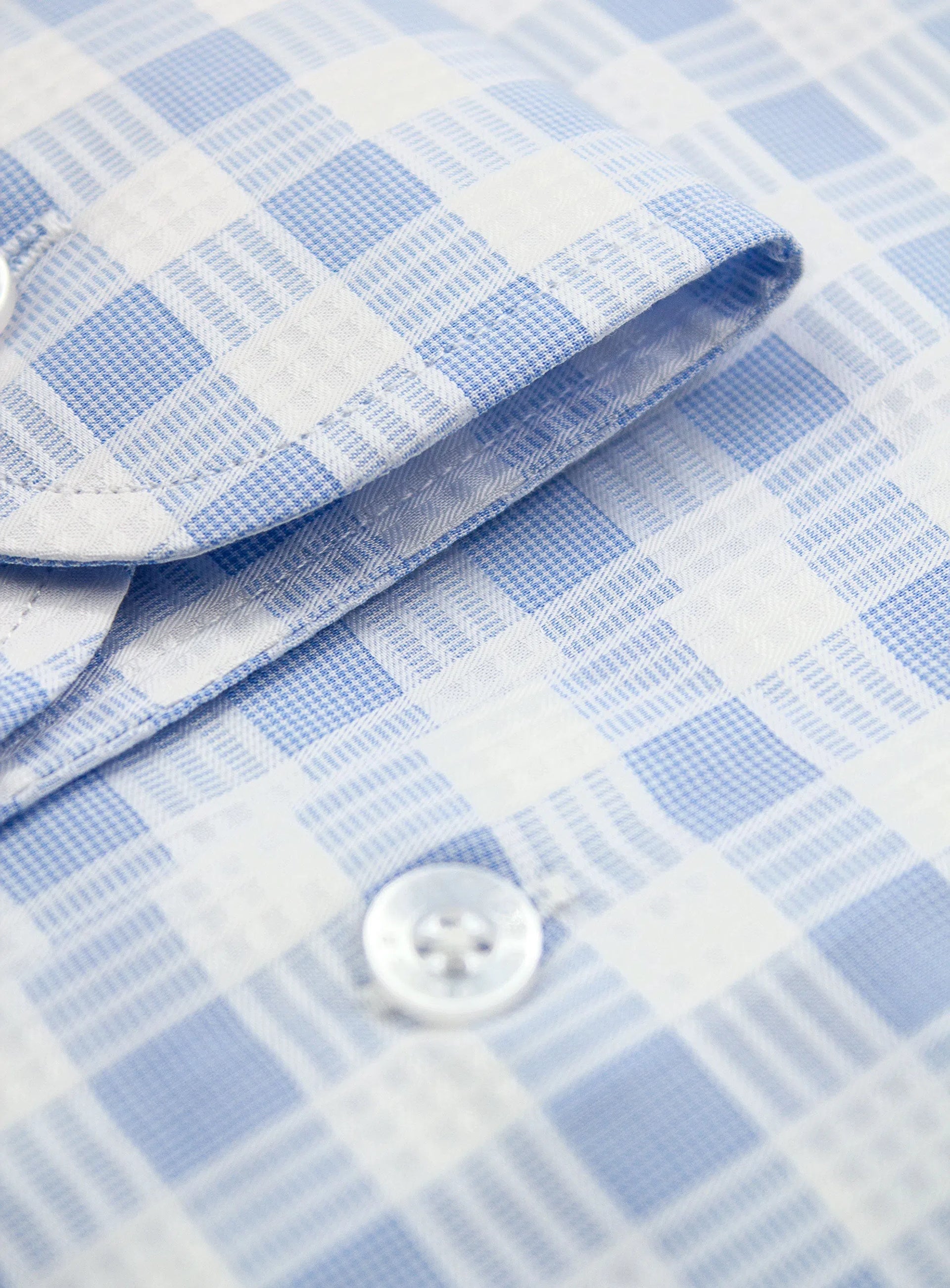 Milan Blue/White Plaid Shirt
