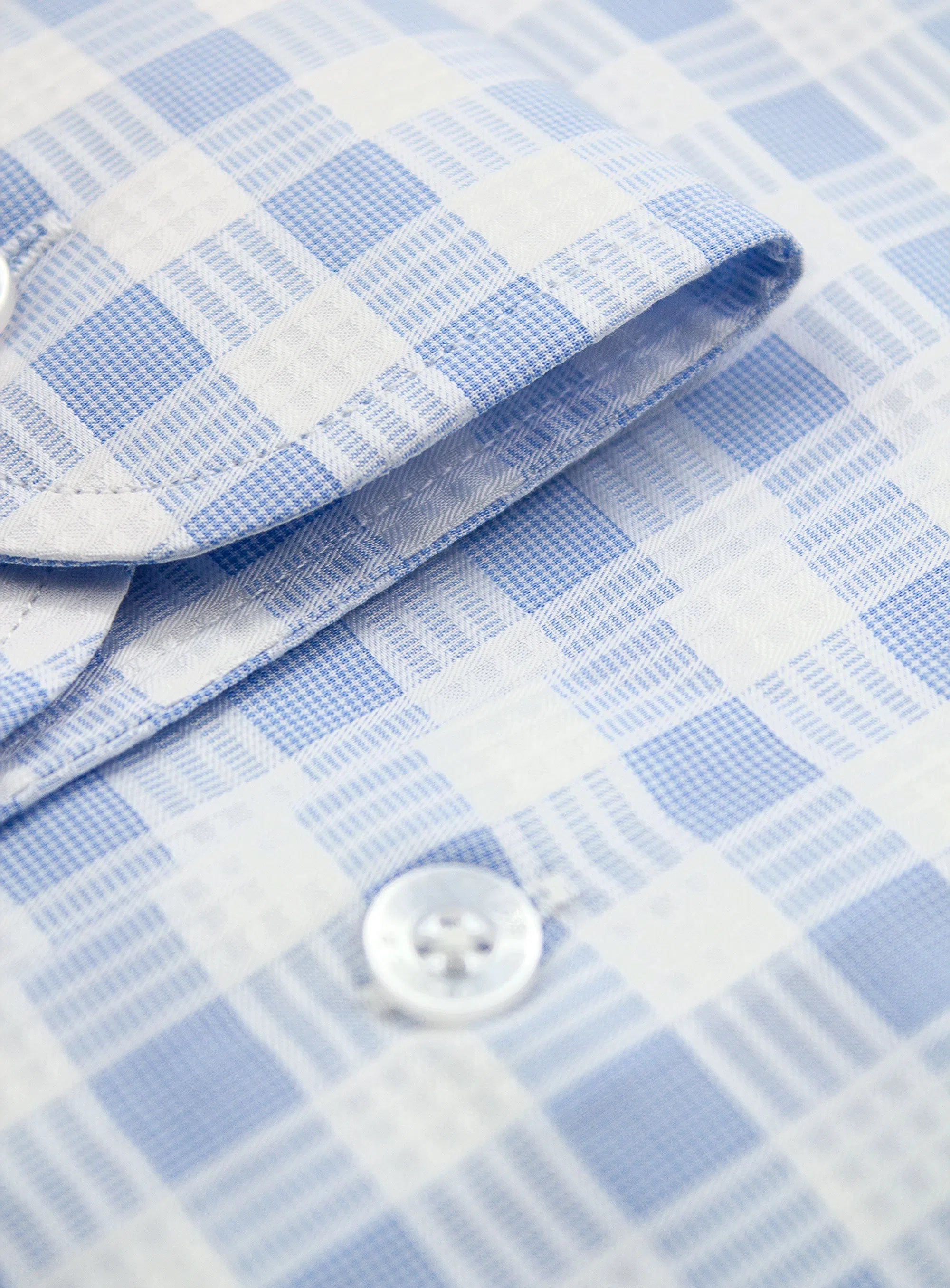 Milan Blue/White Plaid Shirt