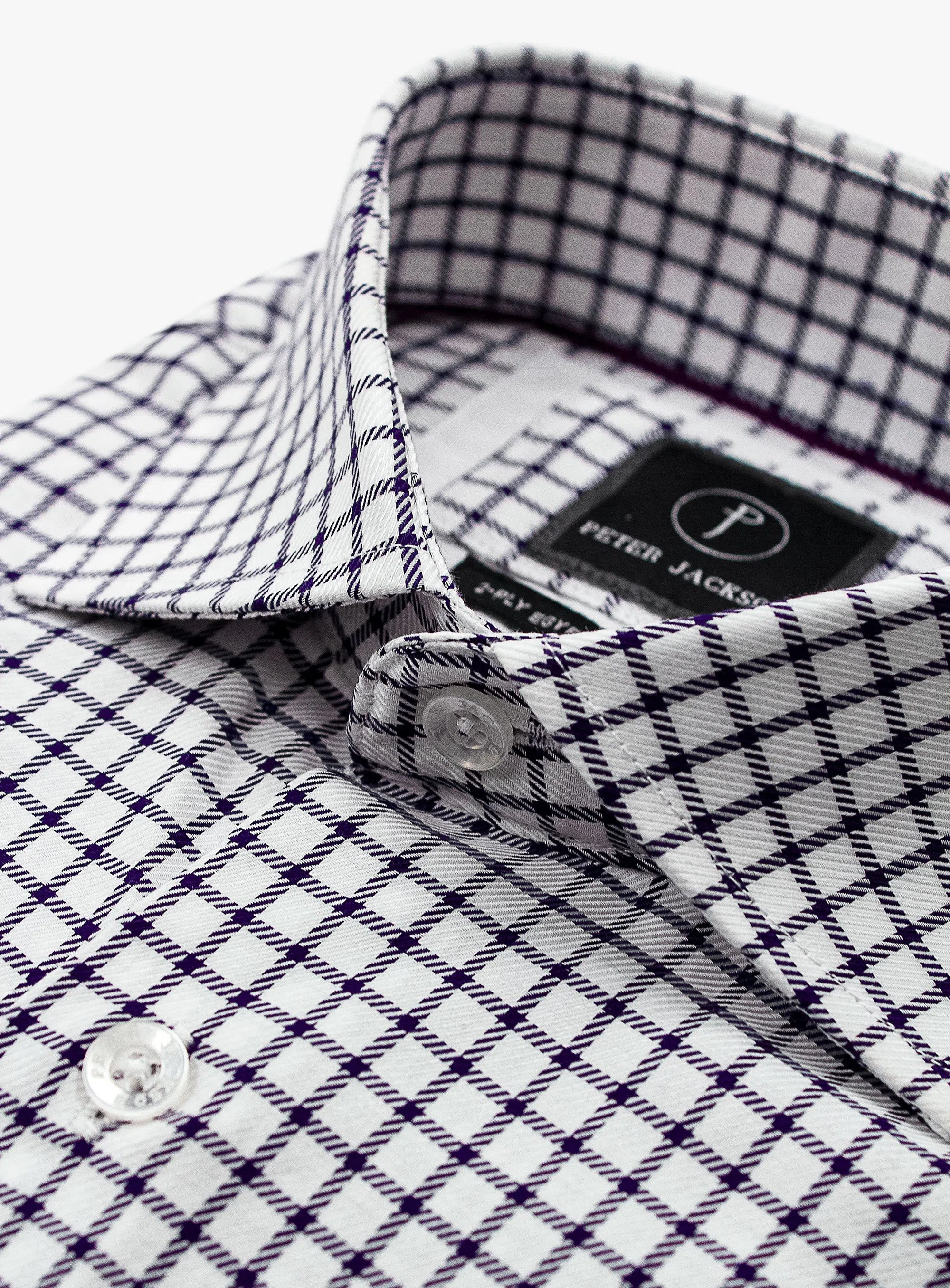 Milan Grape Mini Check Shirt