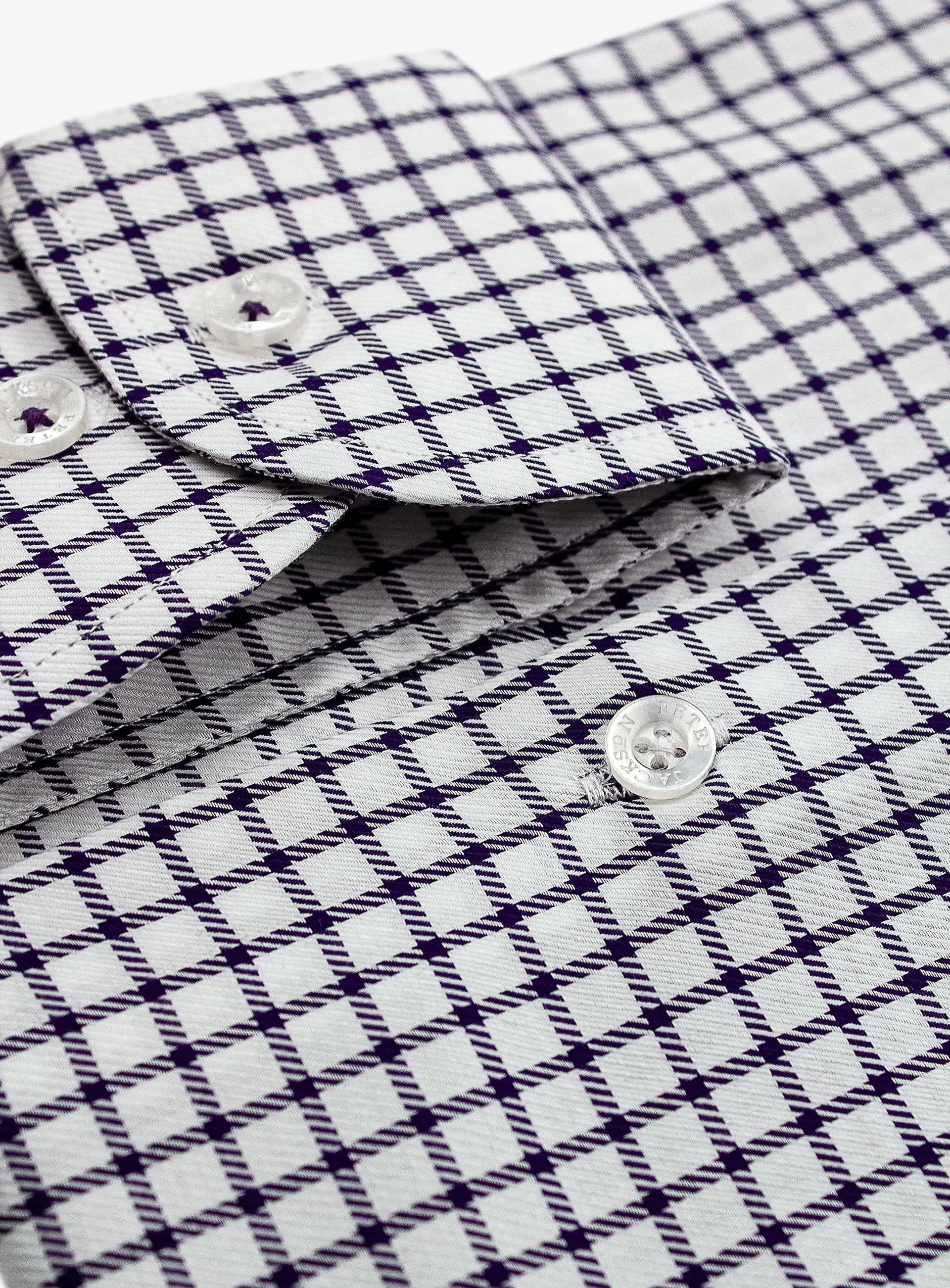 Milan Grape Mini Check Shirt