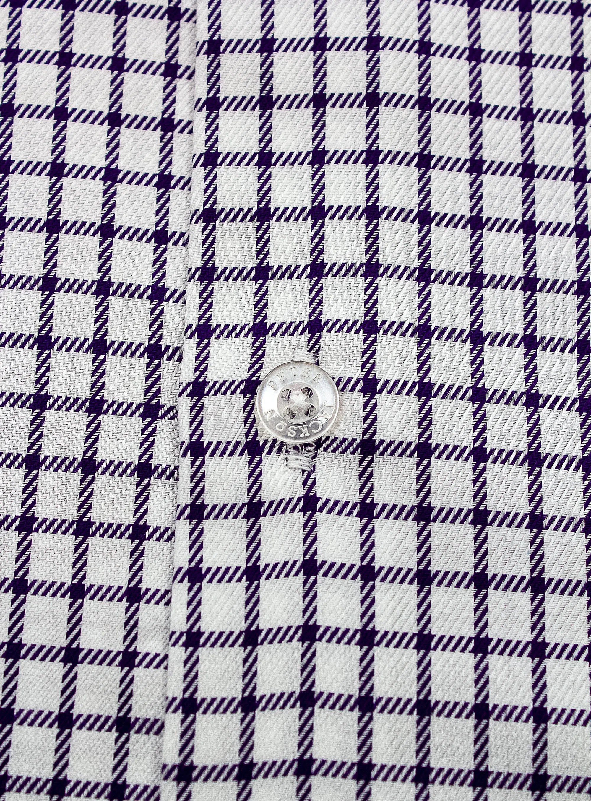 Milan Grape Mini Check Shirt