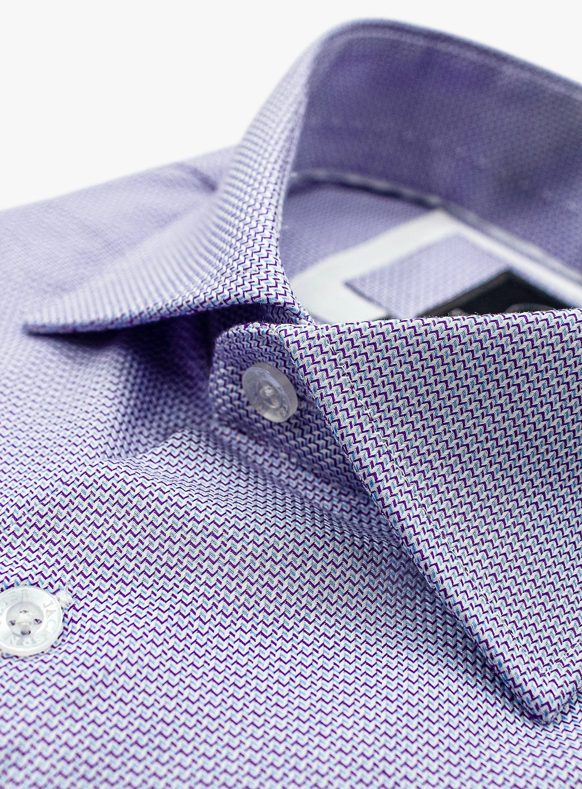 Milan Grape Stepped Weave Shirt