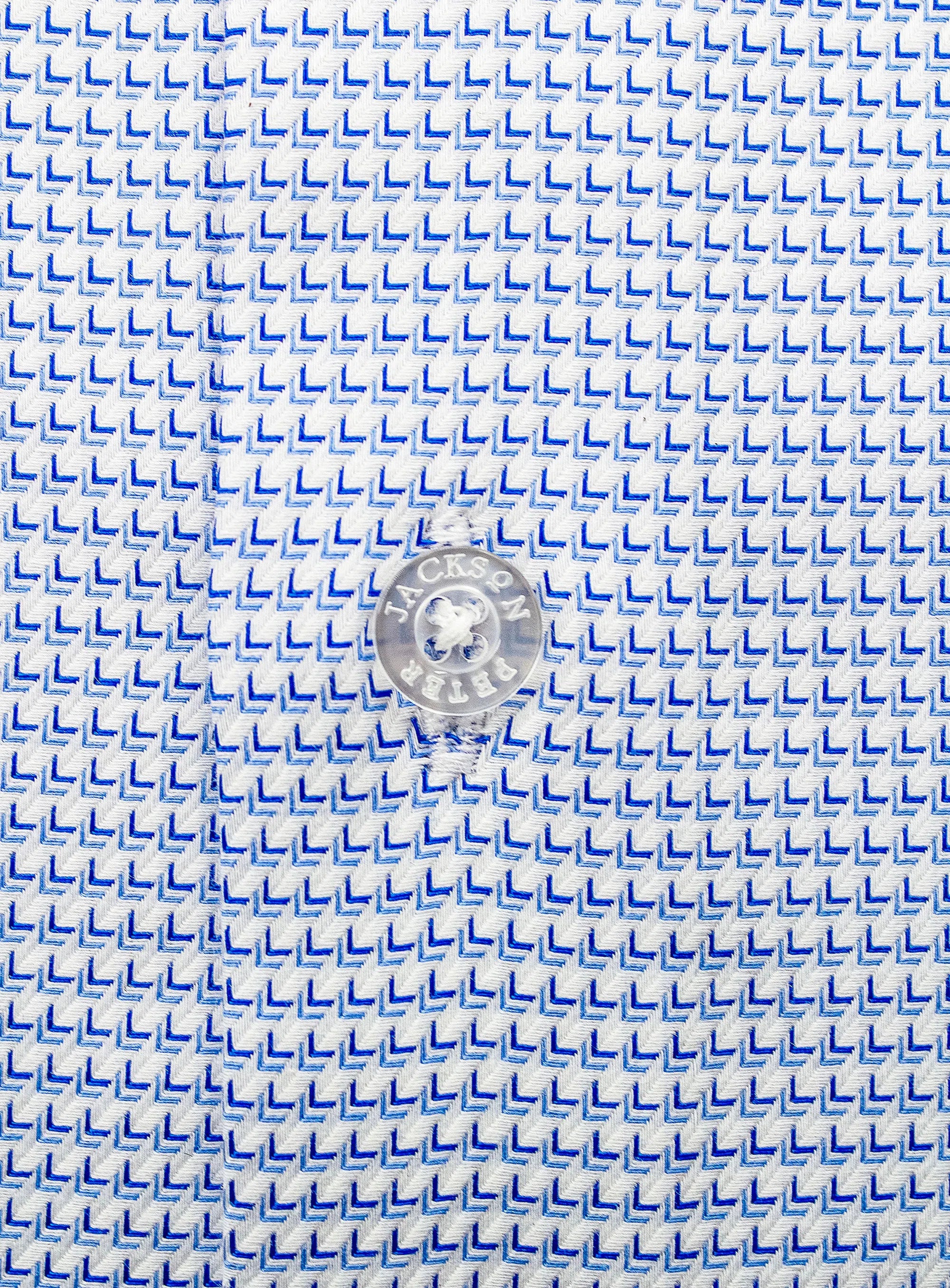 Milan Luxury Twill with Light Blue Micro Shirt
