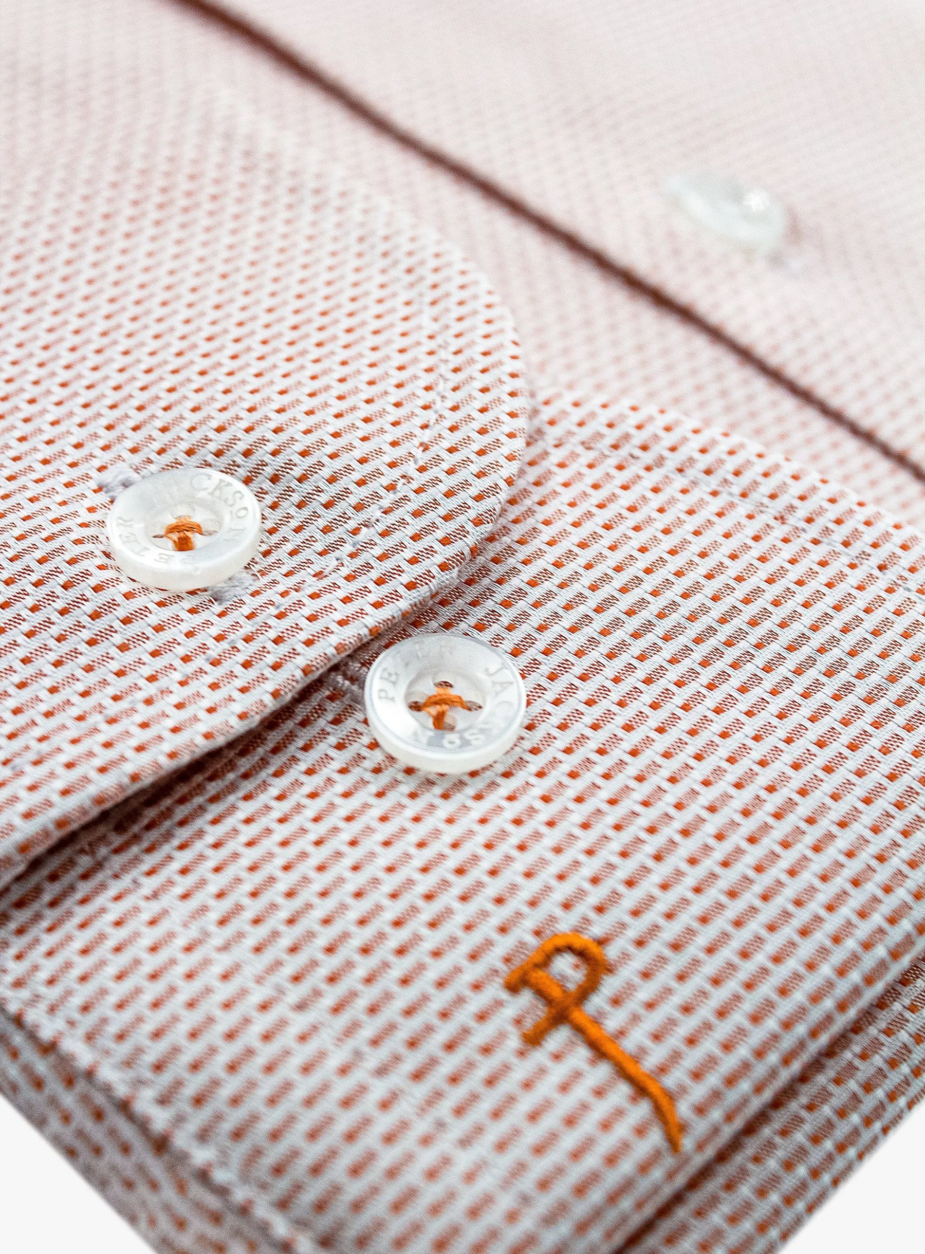 Milan Orange Micro Shirt