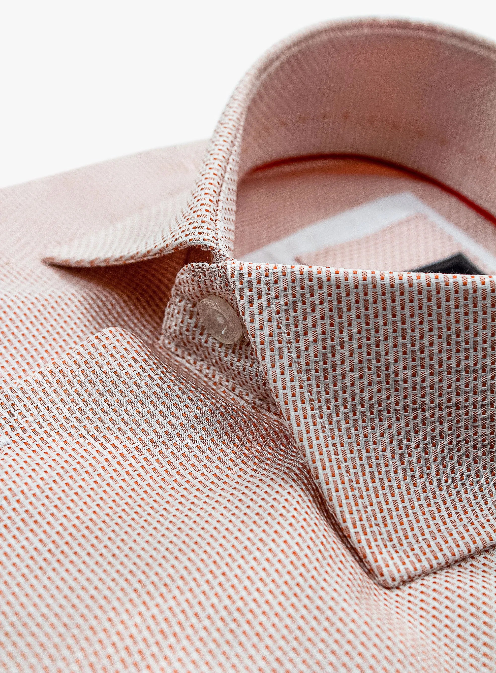 Milan Orange Micro Shirt