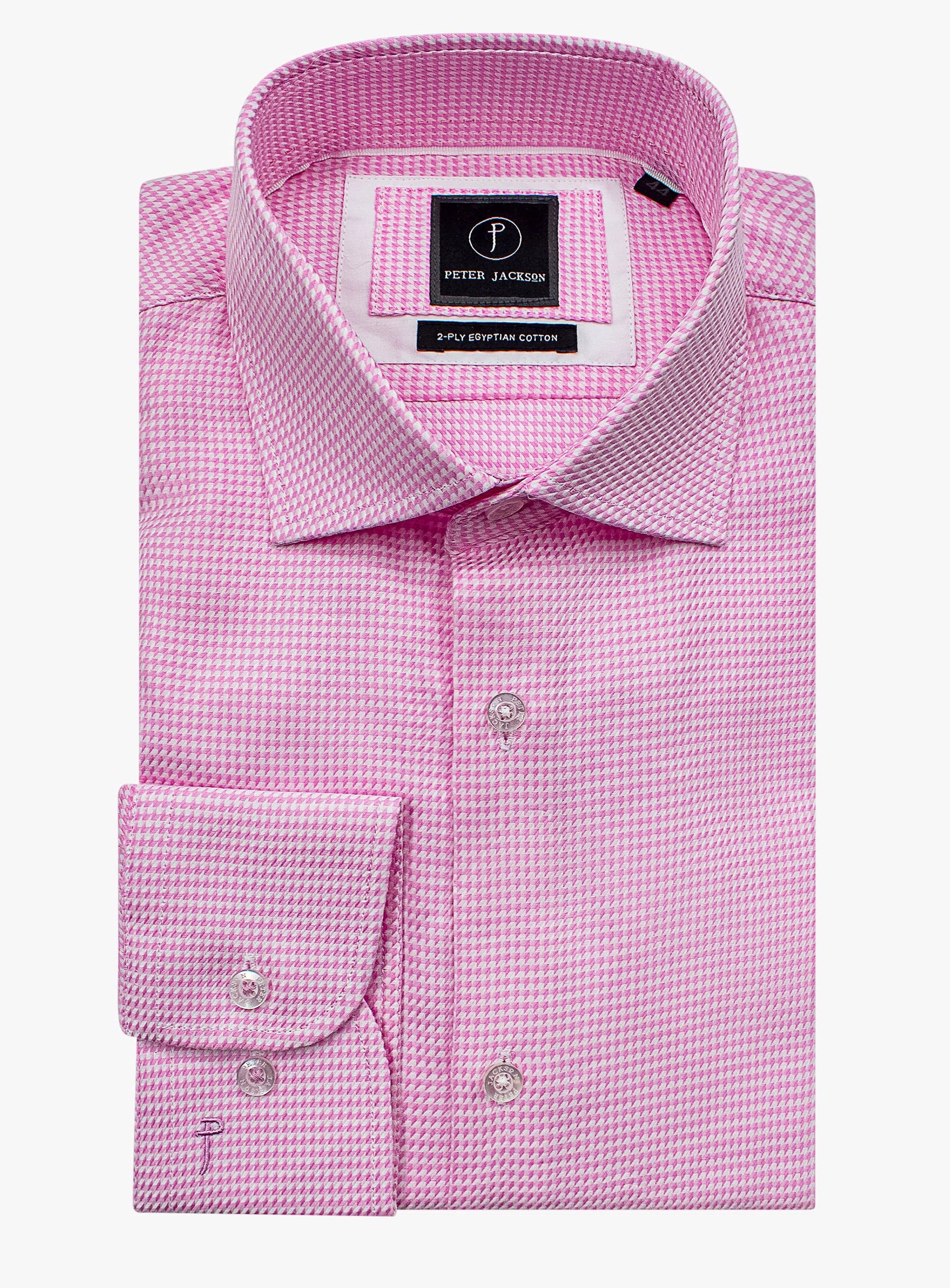 Milan Pink Puppytooth Shirt
