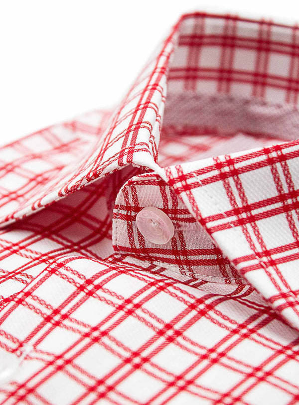 Milan Red Check Shirt