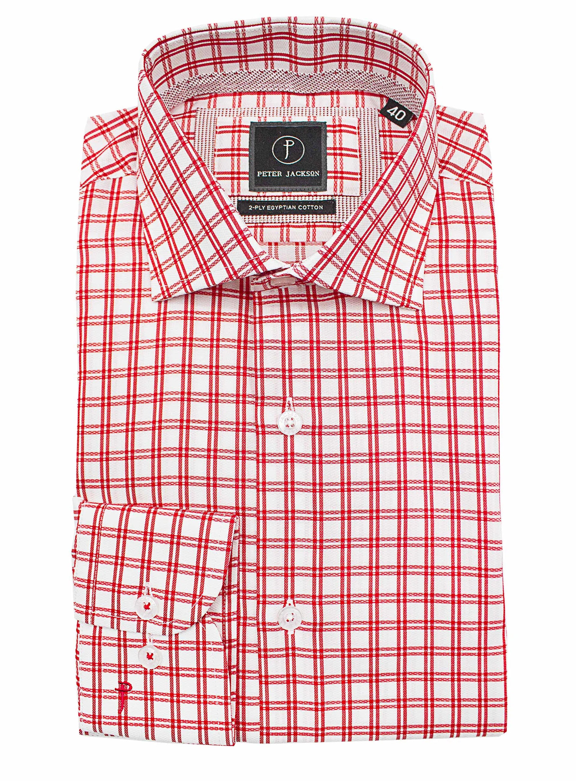 Milan Red Check Shirt