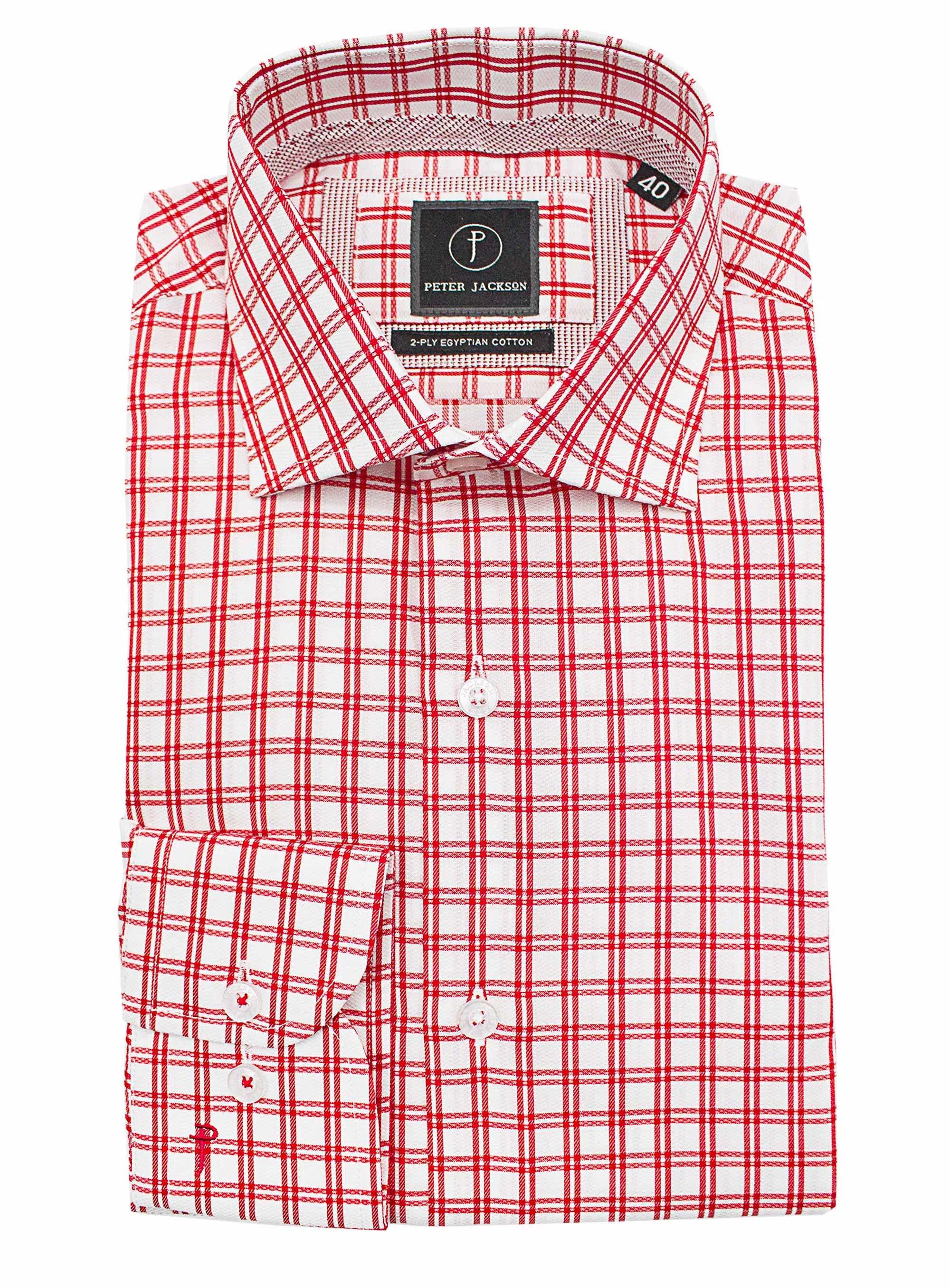 Milan Red Check Shirt