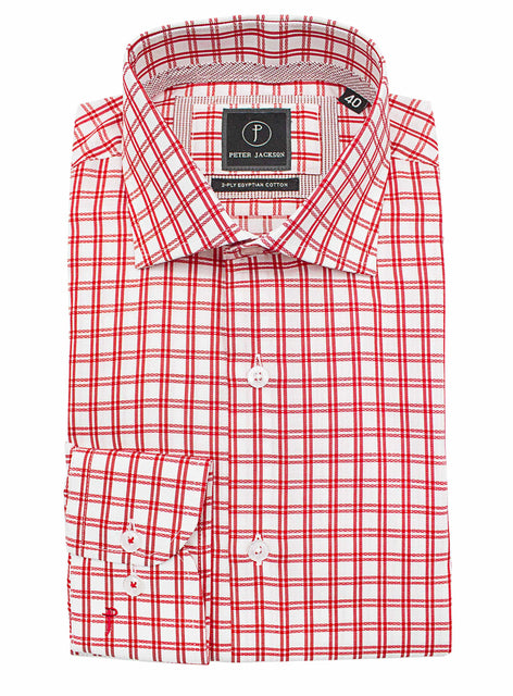Milan Red Check Shirt