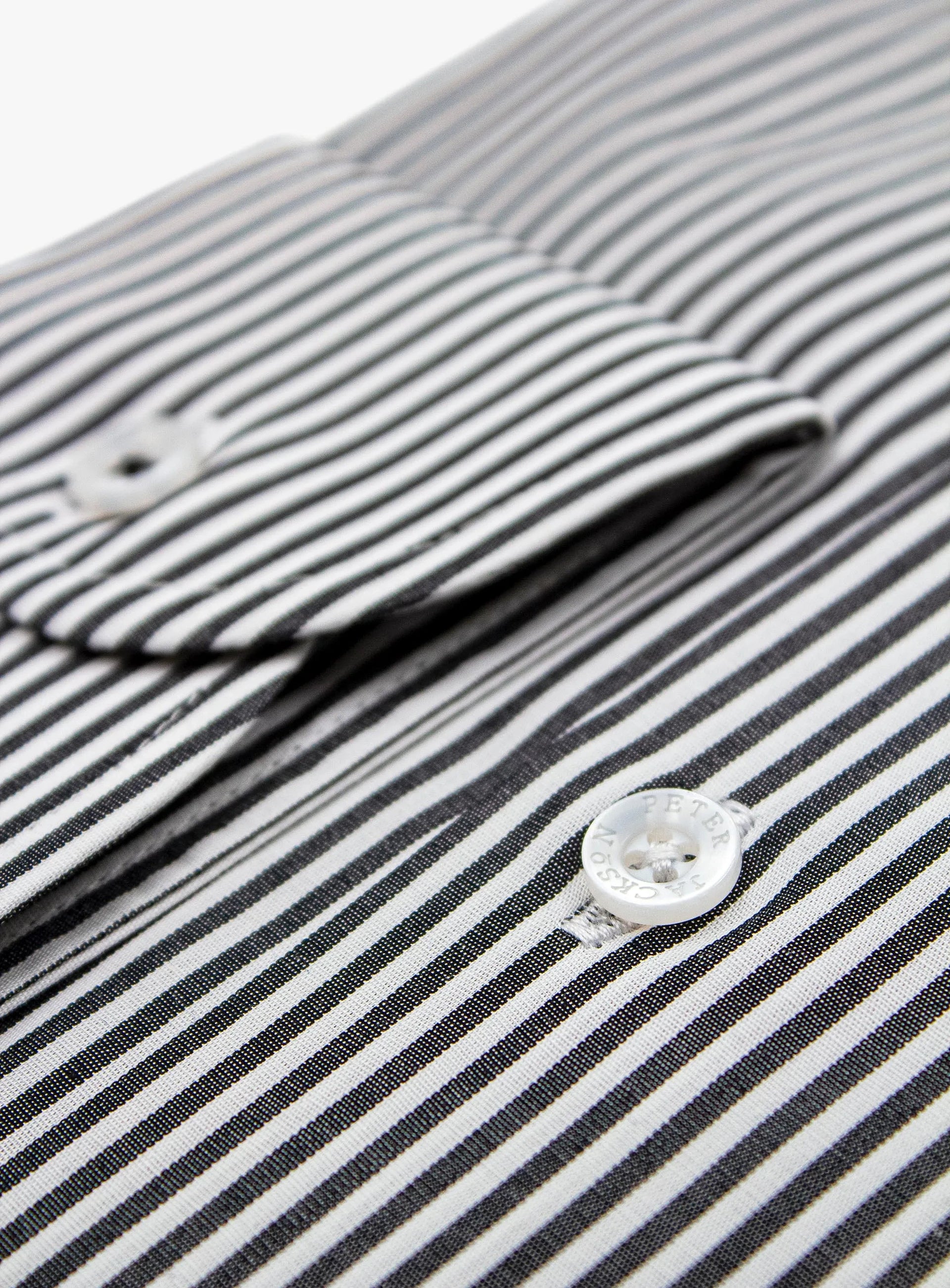 Milan Slim Black Stripe Shirt