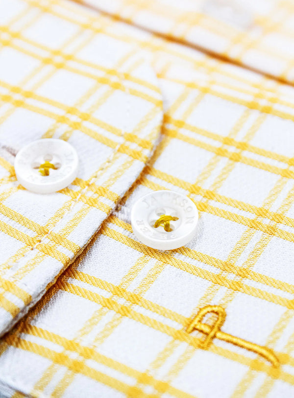 Milan Small Yellow Check Shirt