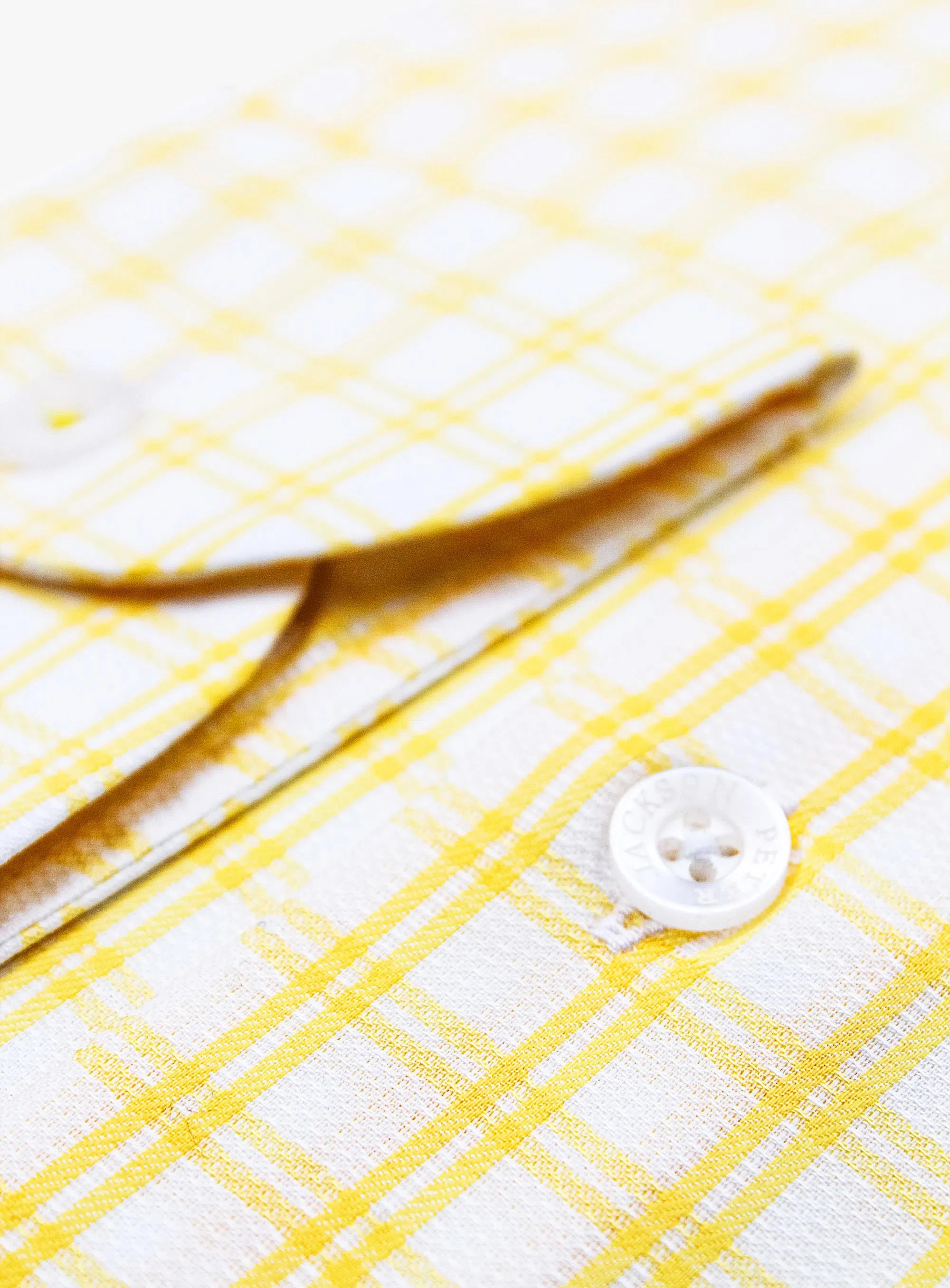 Milan Small Yellow Check Shirt