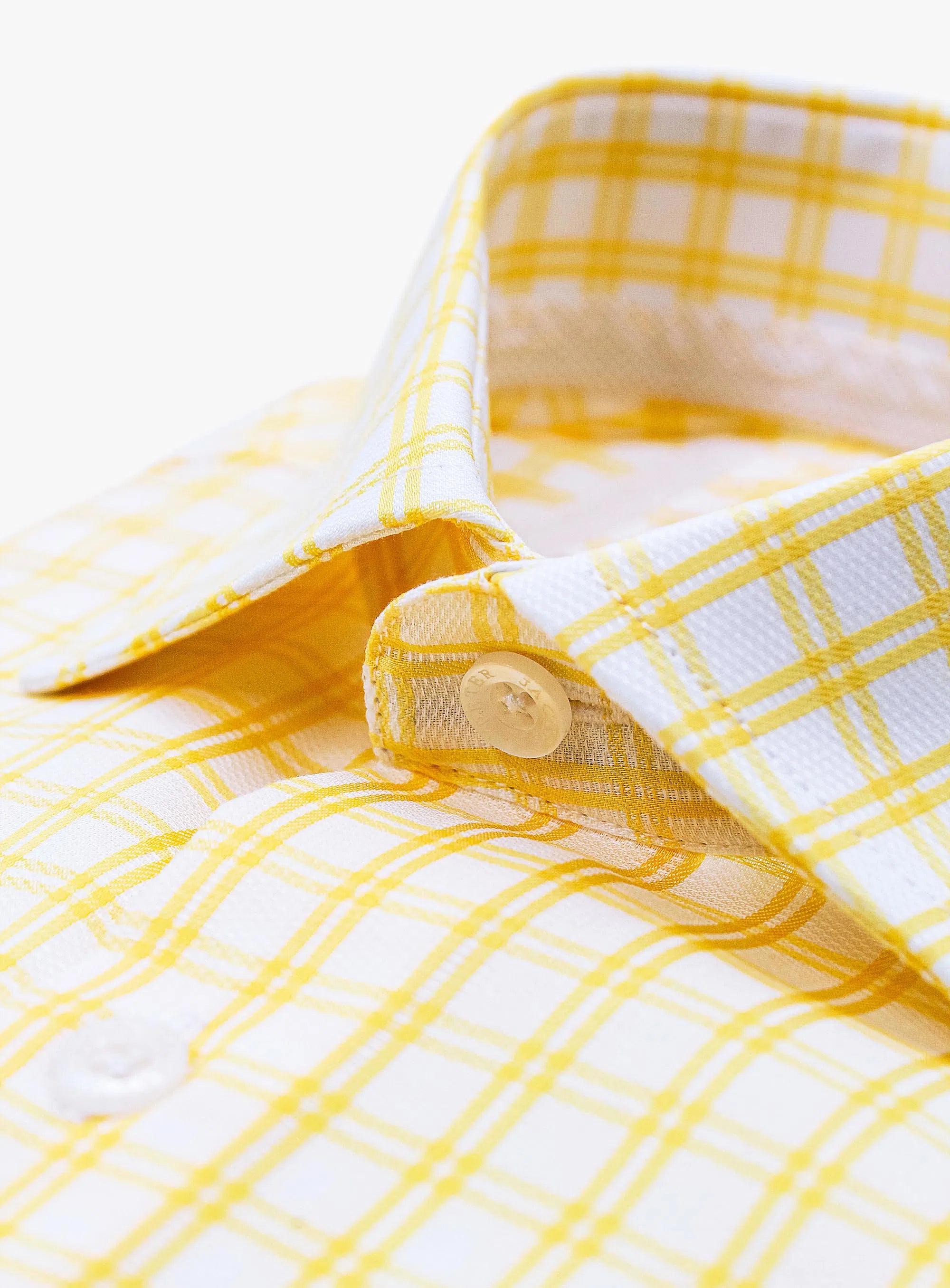 Milan Small Yellow Check Shirt