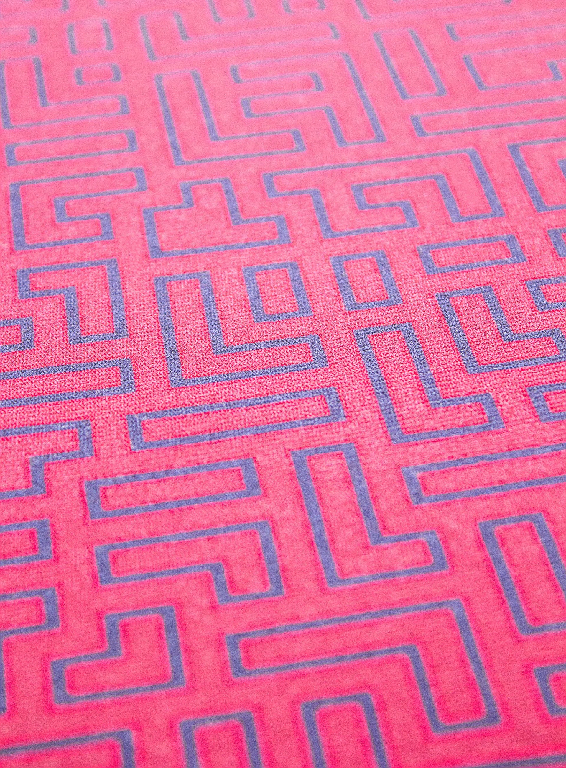 Modern Labyrinth Pocket Square