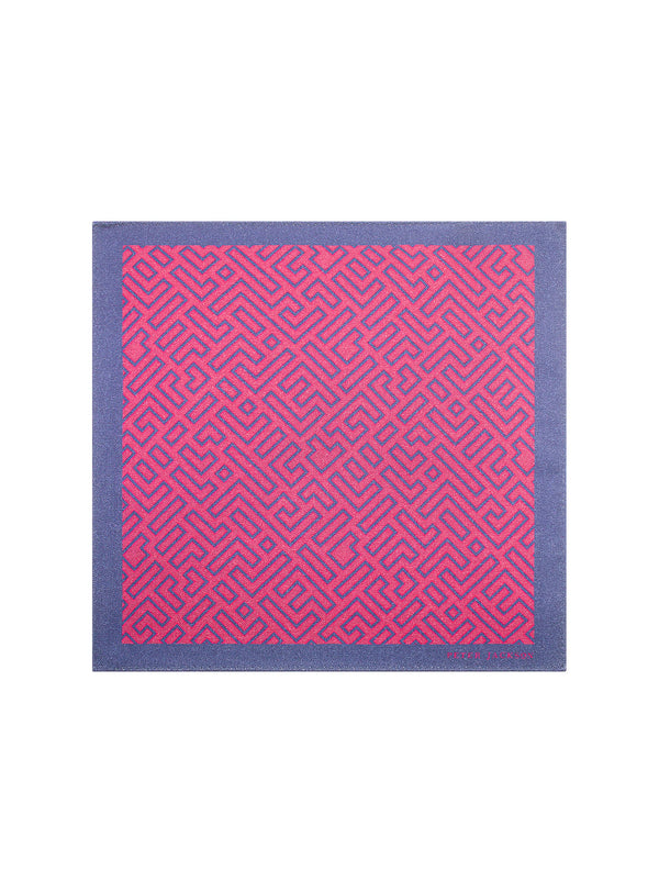 Modern Labyrinth Pocket Square
