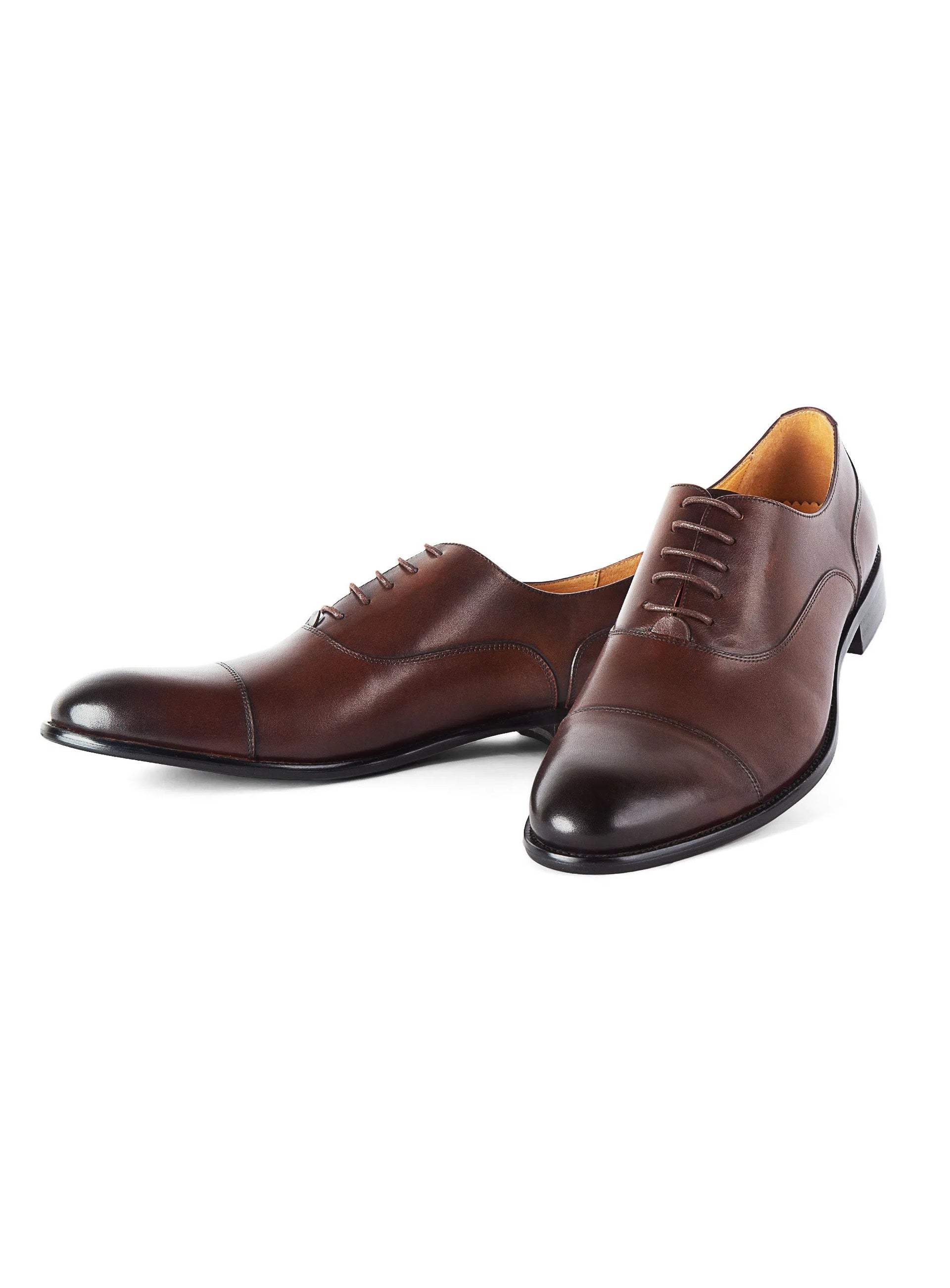 Montisanti Brown Toe Cap Derby