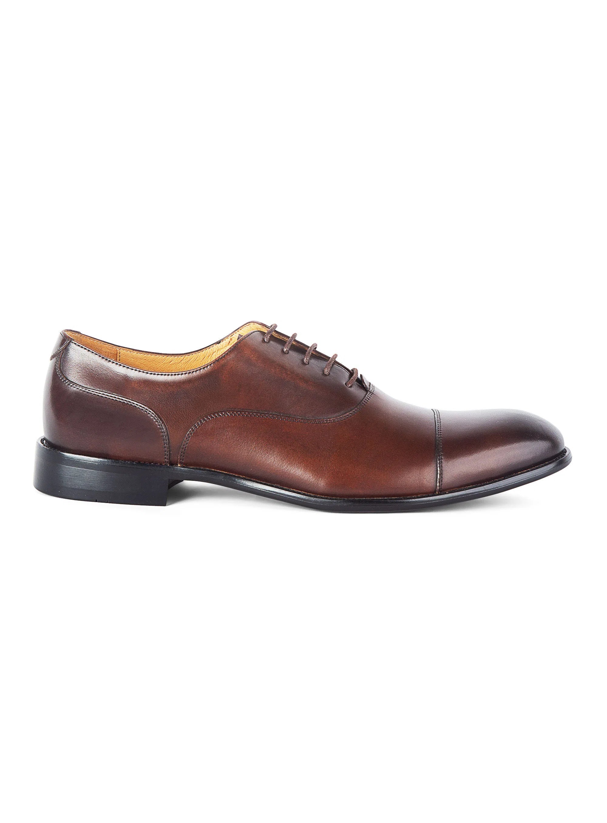 Montisanti Brown Toe Cap Derby