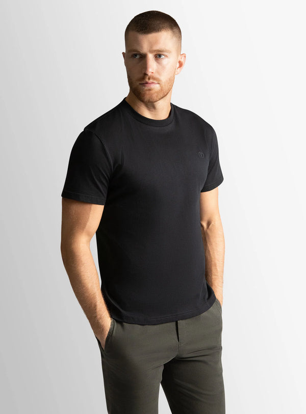 Naples Plain Black Tee