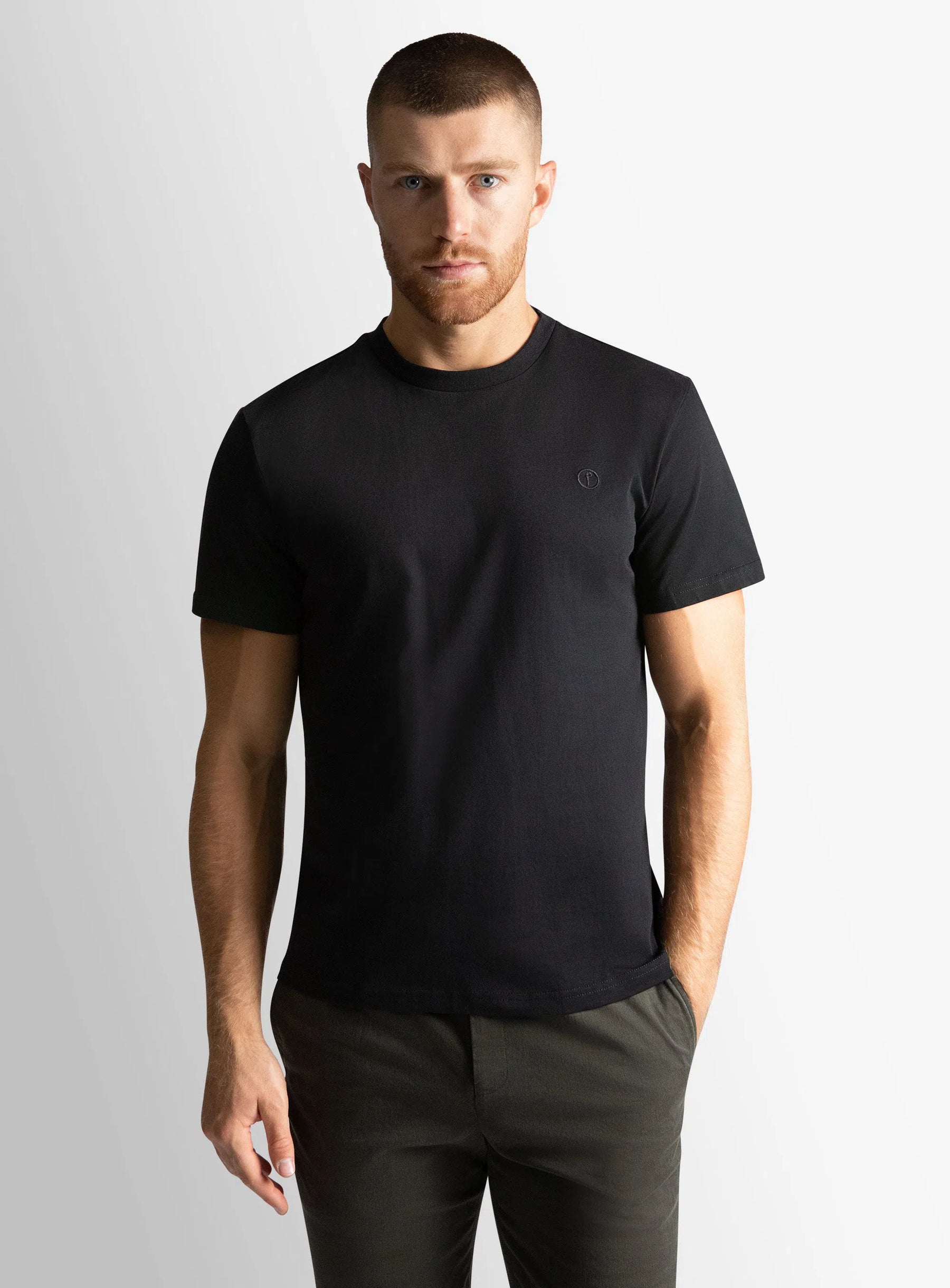 Naples Plain Black Tee