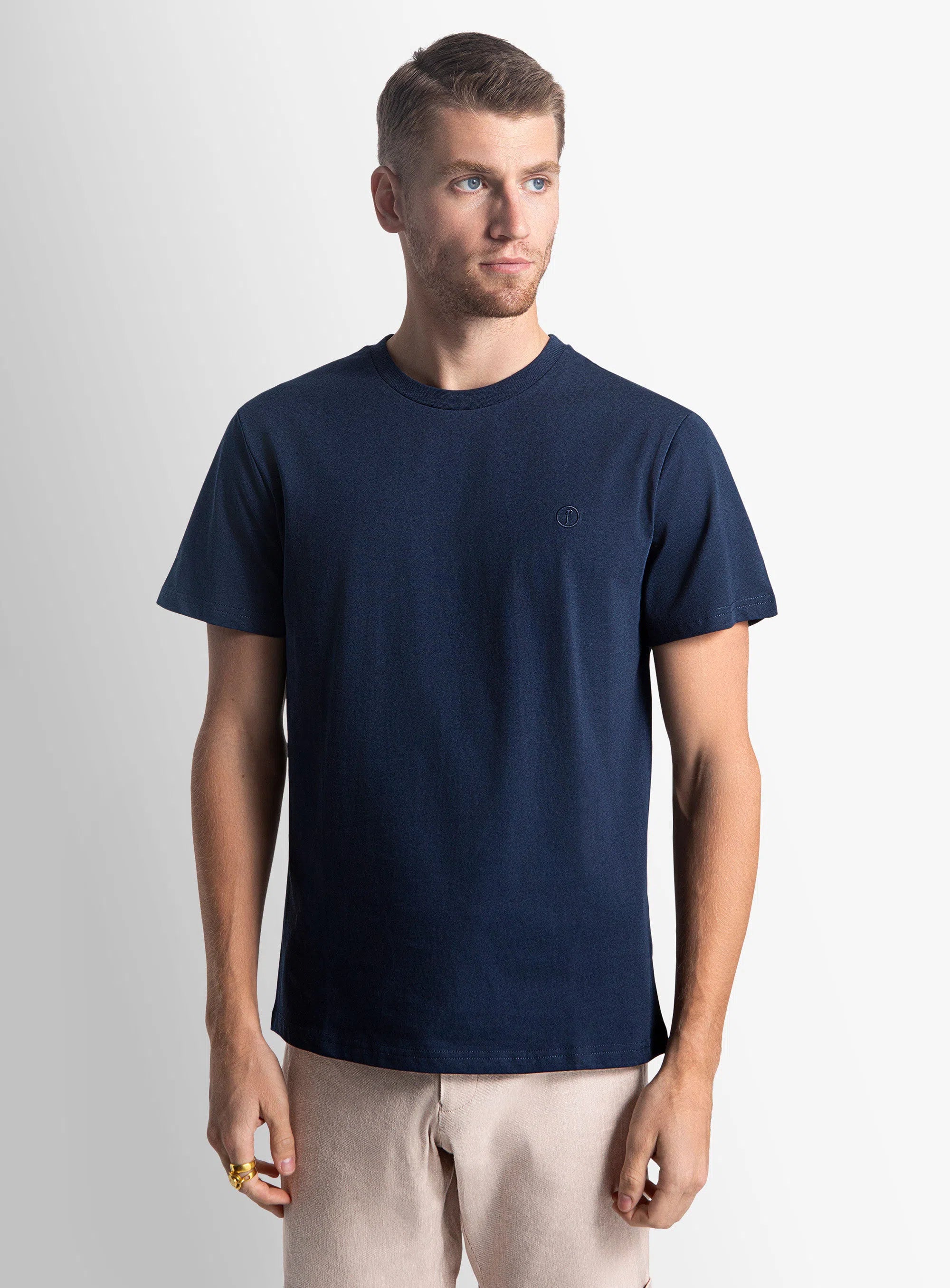 Naples Plain Navy Tee