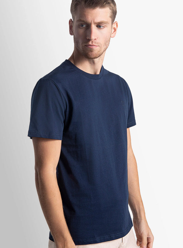 Naples Plain Navy Tee