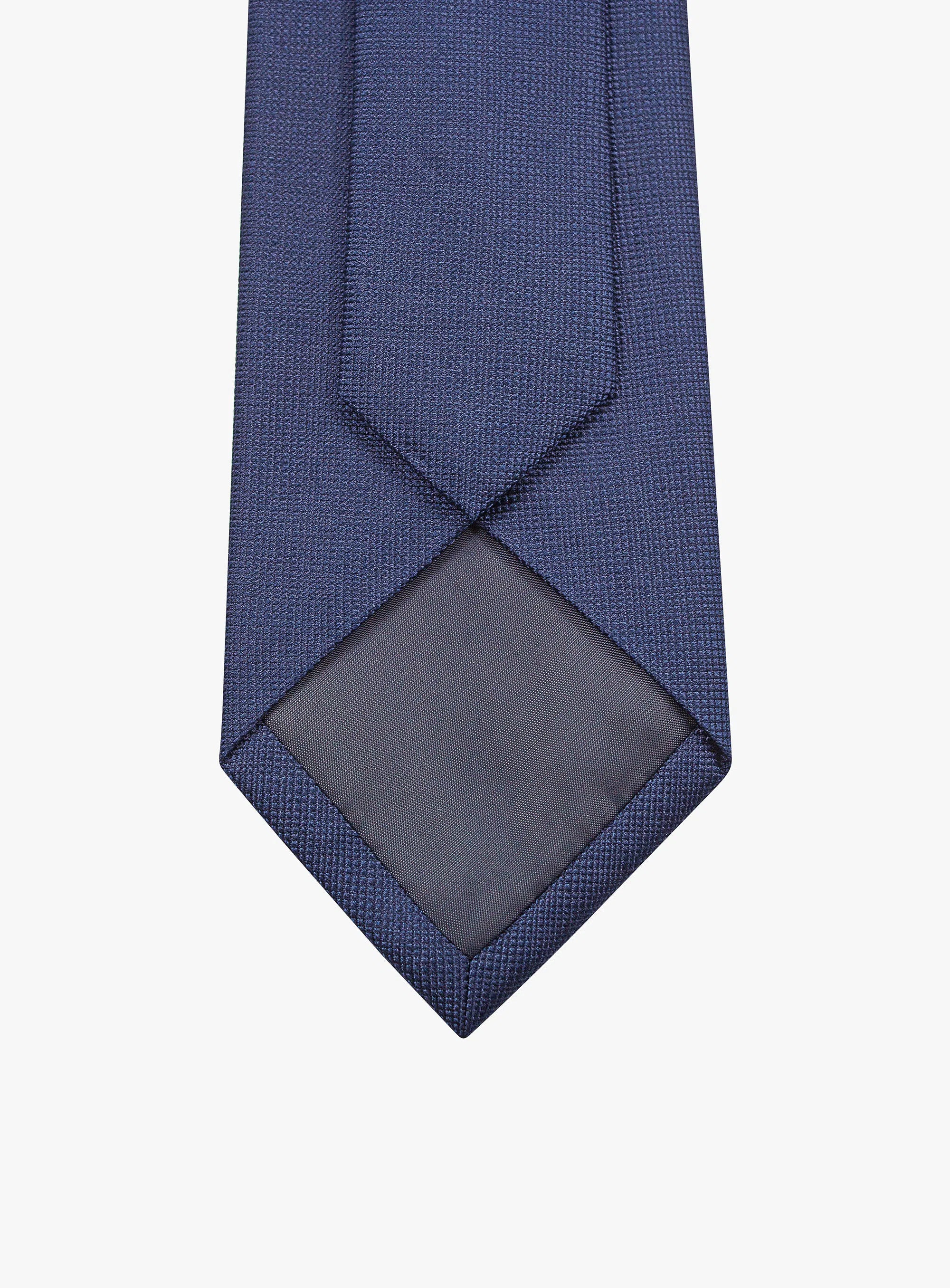 Navy Textured Tie