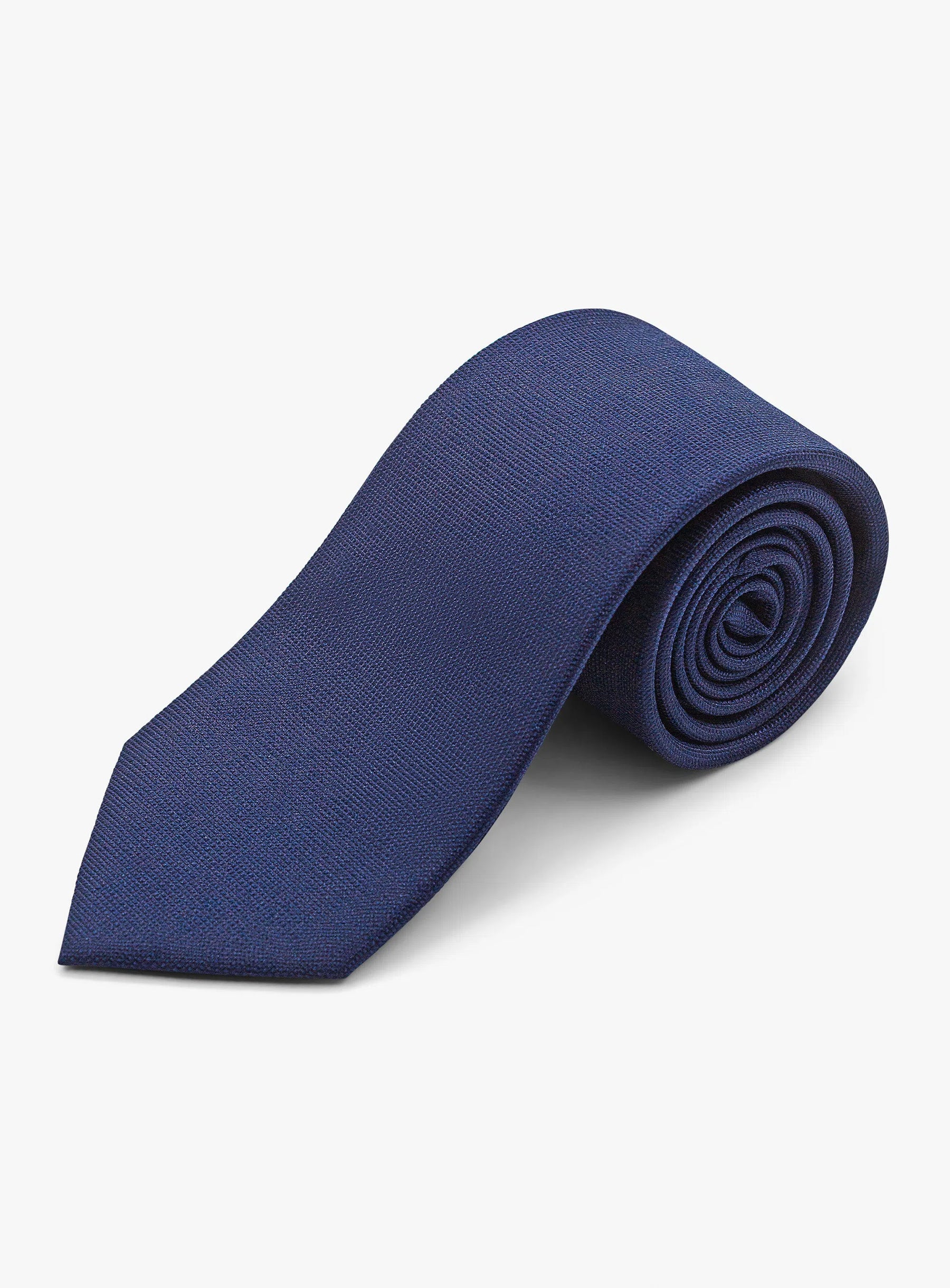 Navy Textured Tie