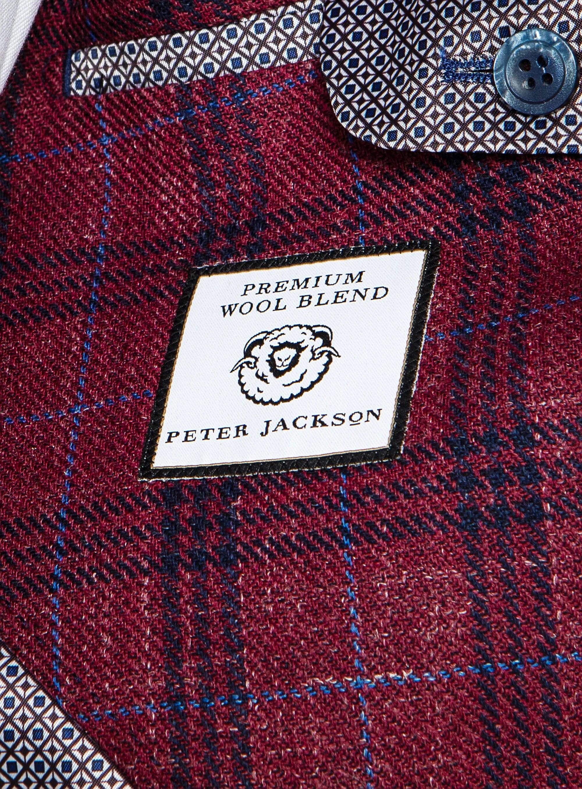 Pisa Raspberry Overcheck Jacket