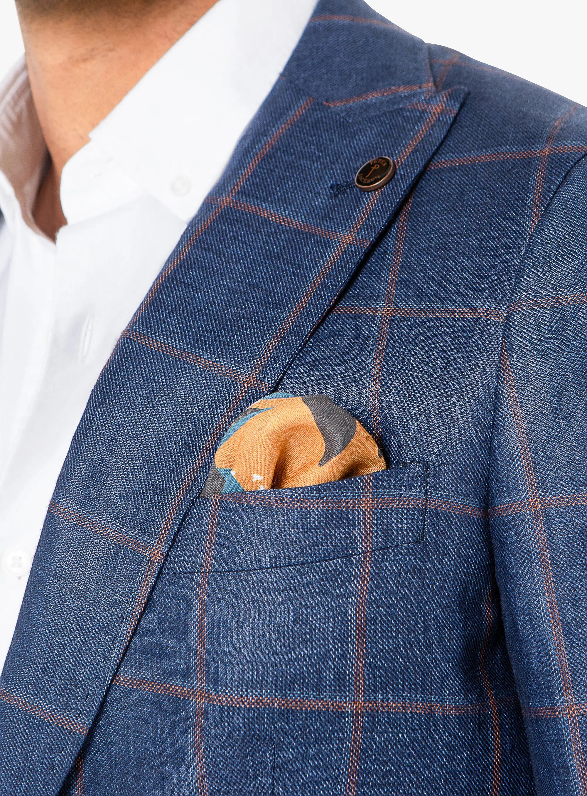 Portici Indigo Mulberry Check Jacket