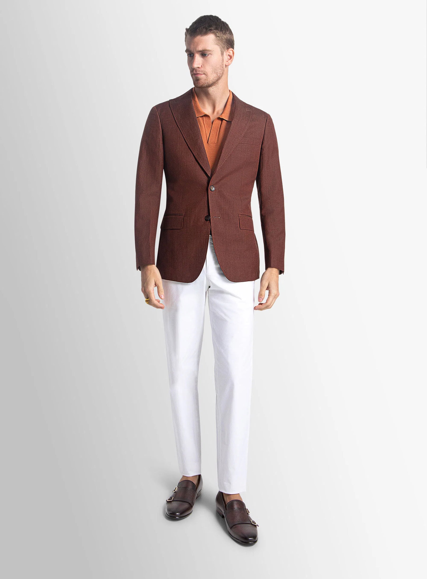 Portici Raisin Linen Blend Jacket