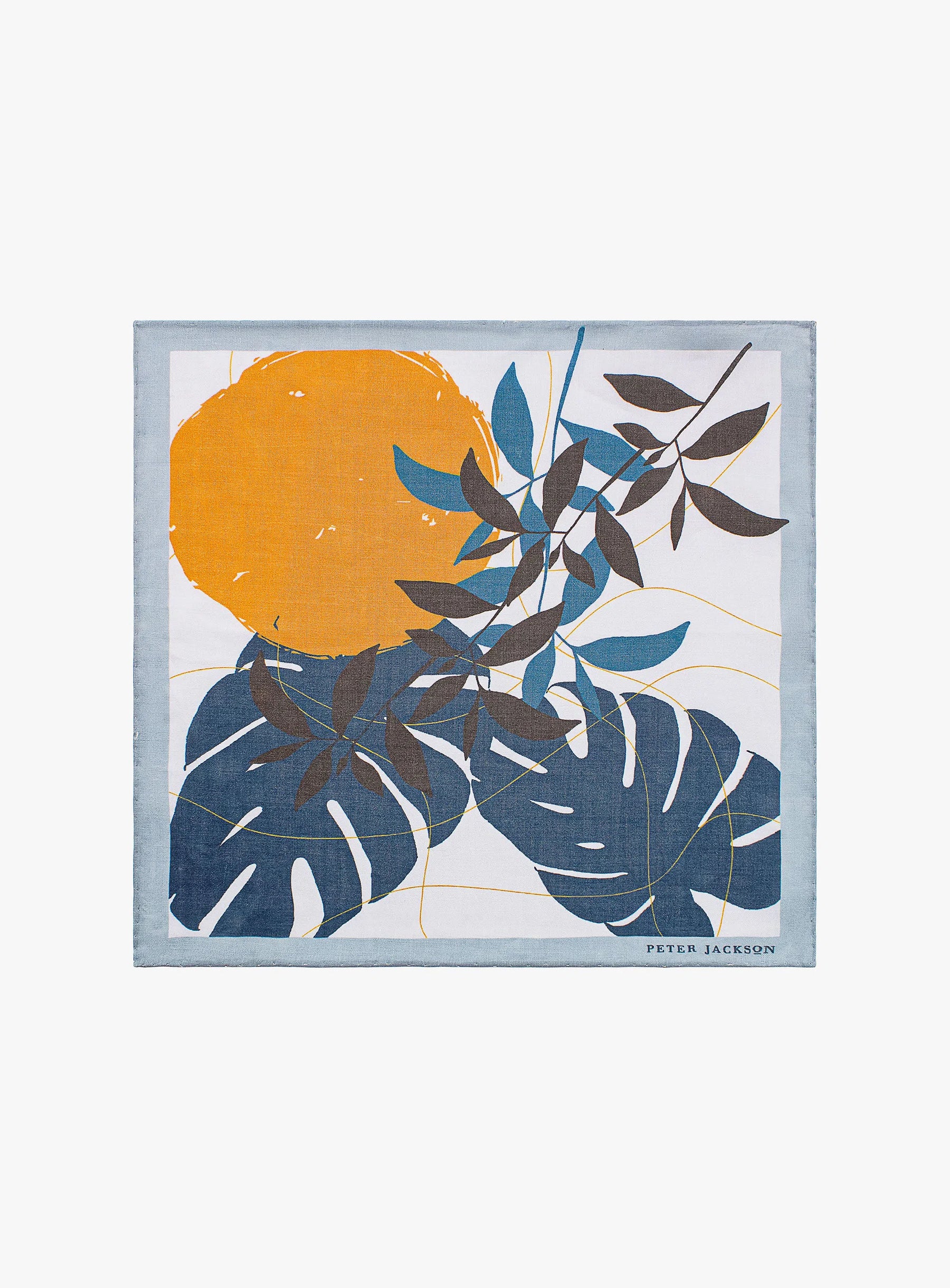 Rising Sun Abstract Pocket Square