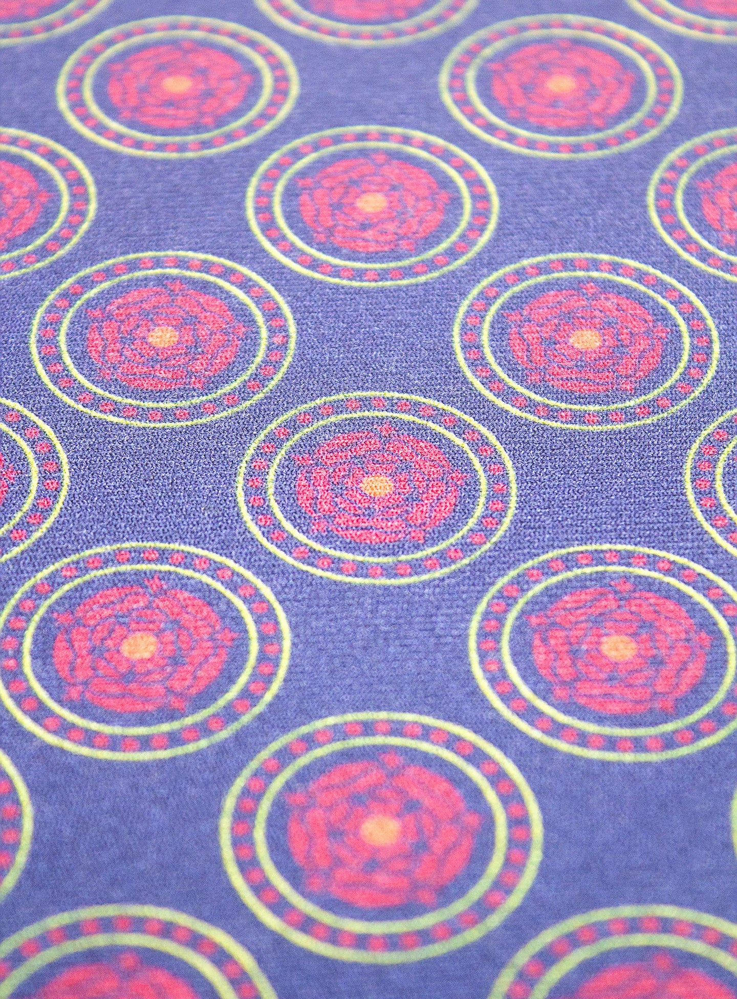 Royal Blue Medallion Pocket Square
