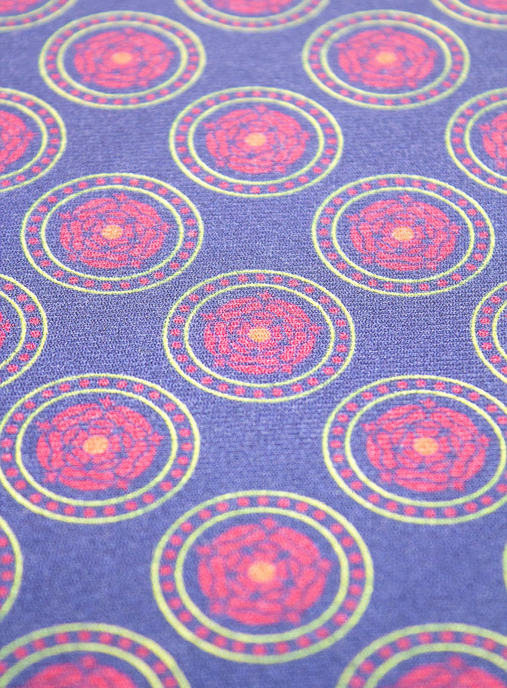 Royal Blue Medallion Pocket Square