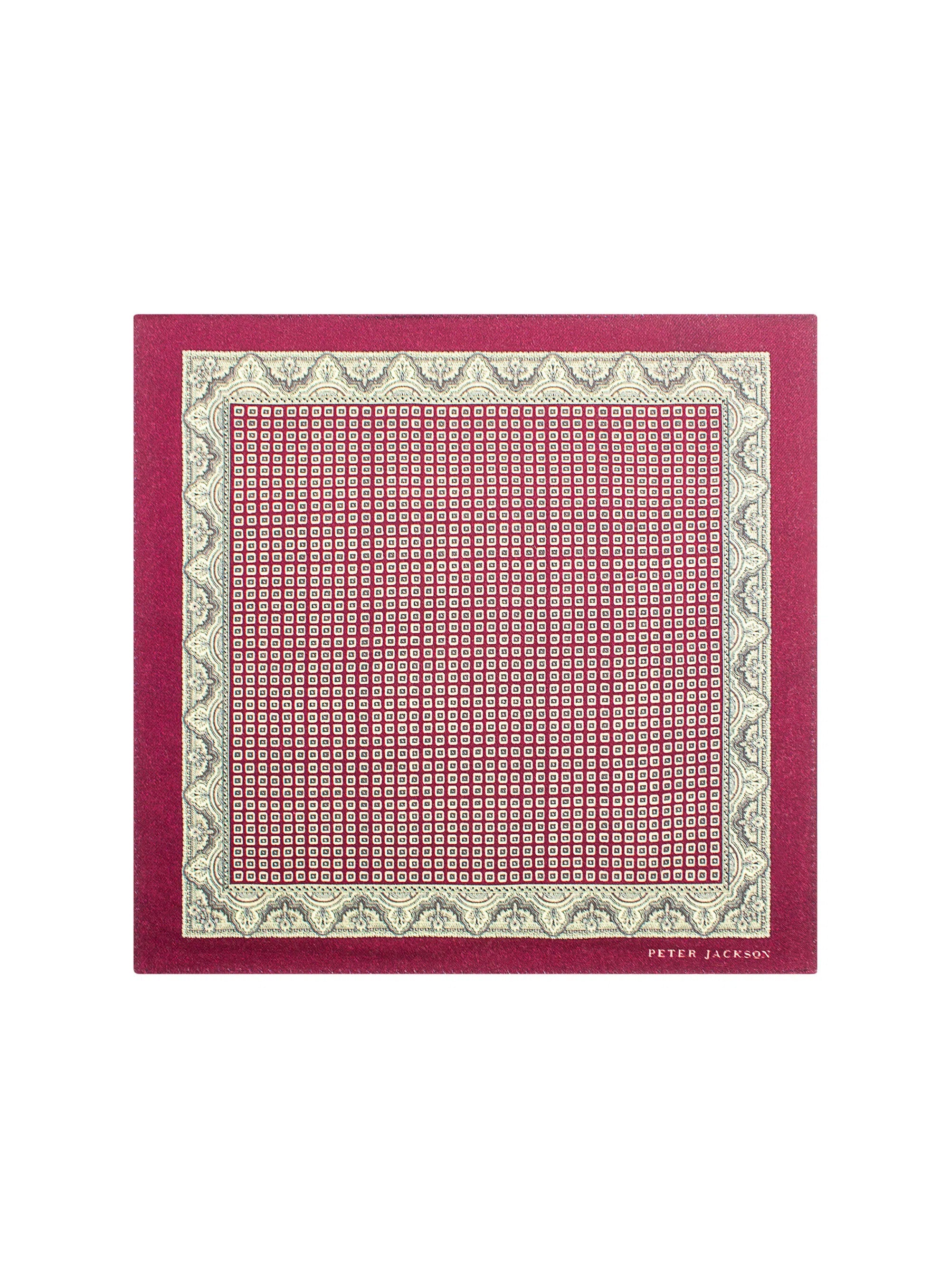 Royal Scarlet Pocket Square