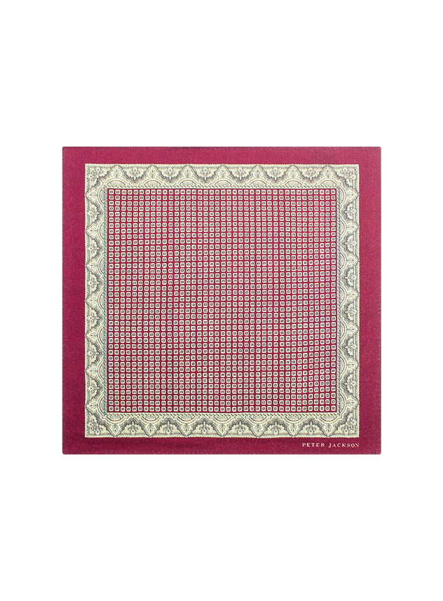 Royal Scarlet Pocket Square
