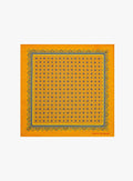 Royal Yellow Medallion Pocket Square